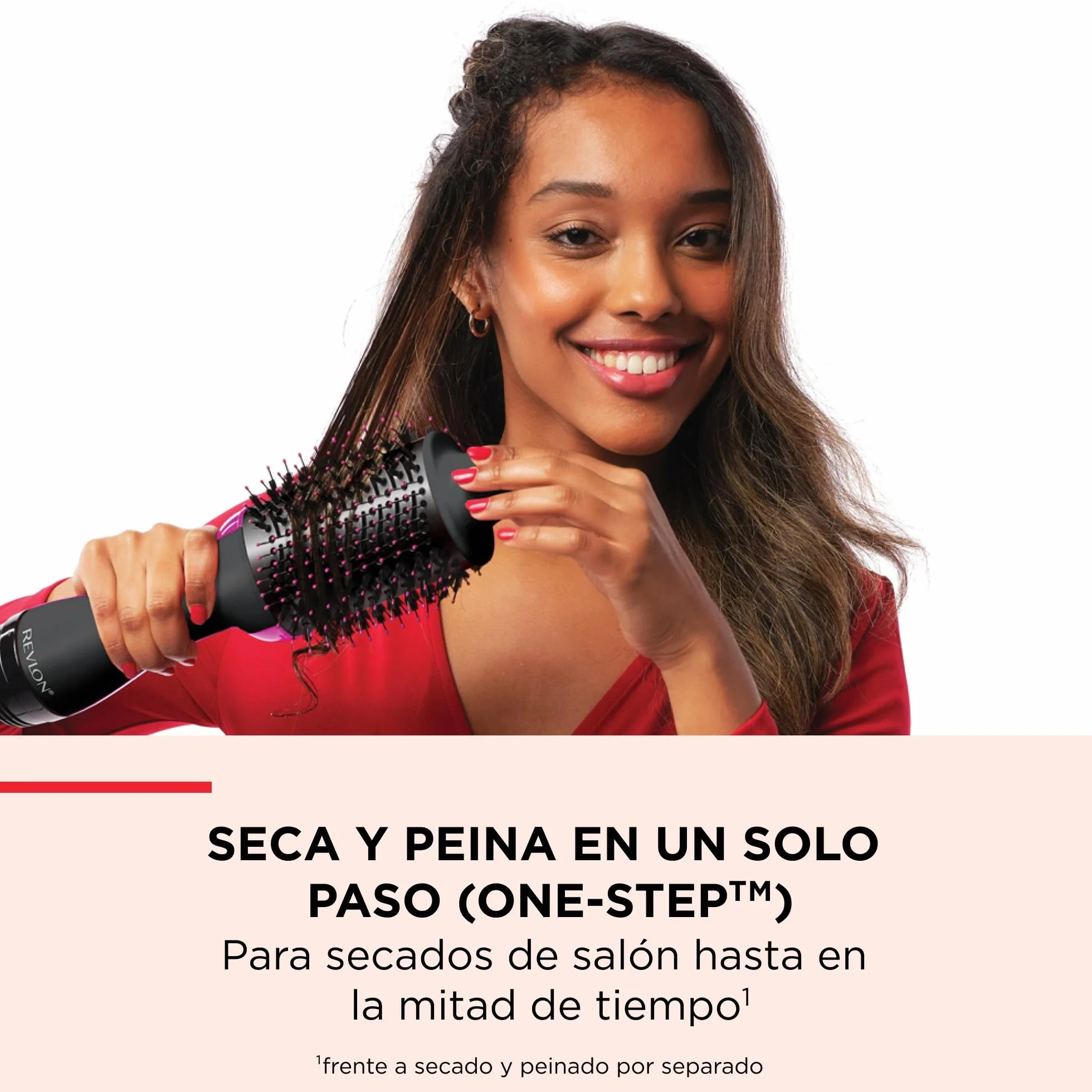 REVLON Salon One-Step Secador y voluminizador con peine seccionador - 3 calor 2 velocidades, revestimiento cerámico