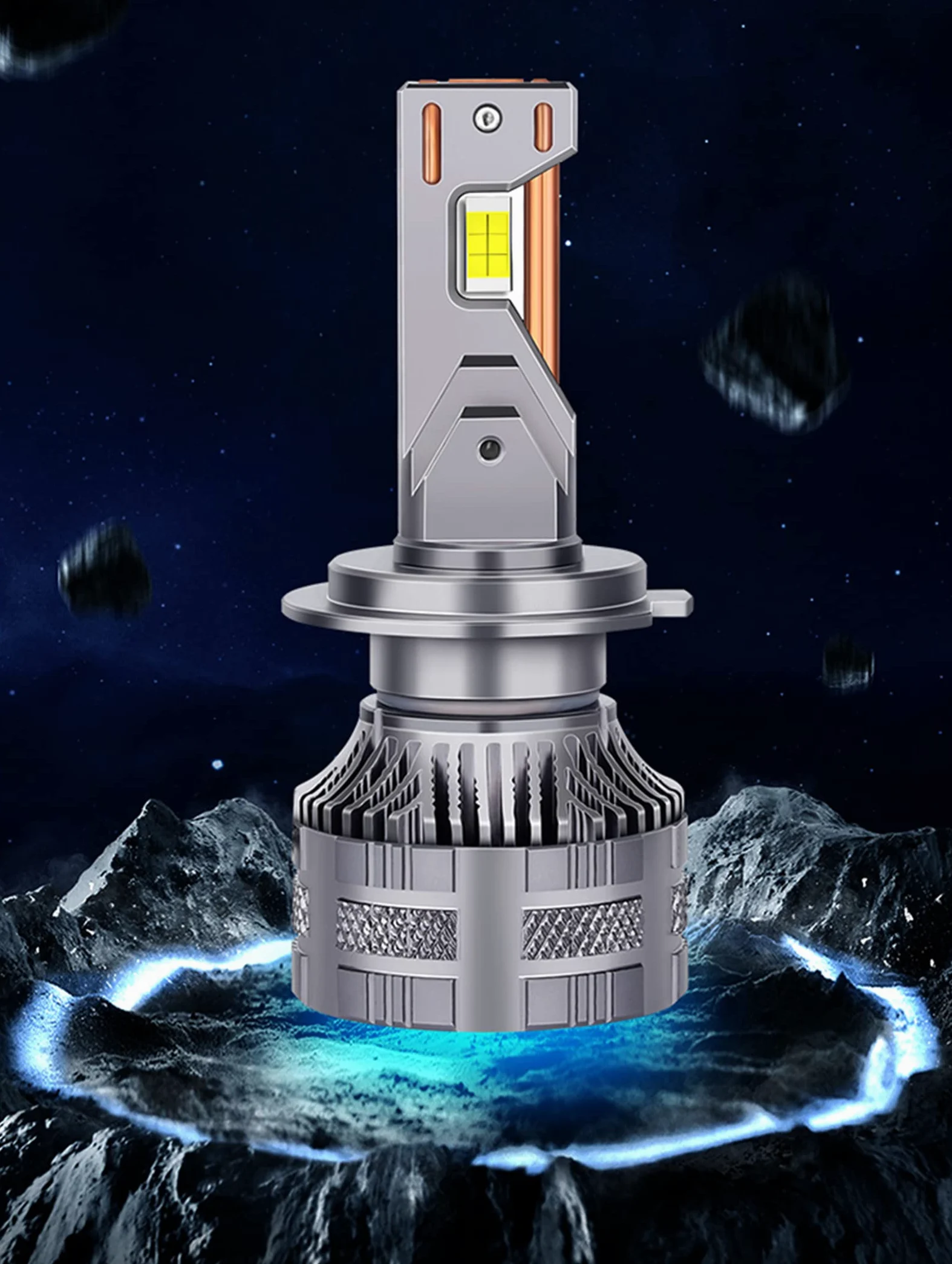 Bombillas LED Para Faros Delanteros, 130 W, 39800 Lúmenes, Kit De Conversión De Faros LED Superbrillantes, 6000 K, Blanco Frío, IP68 A Prueba De Agua, Paquete De 2,H4