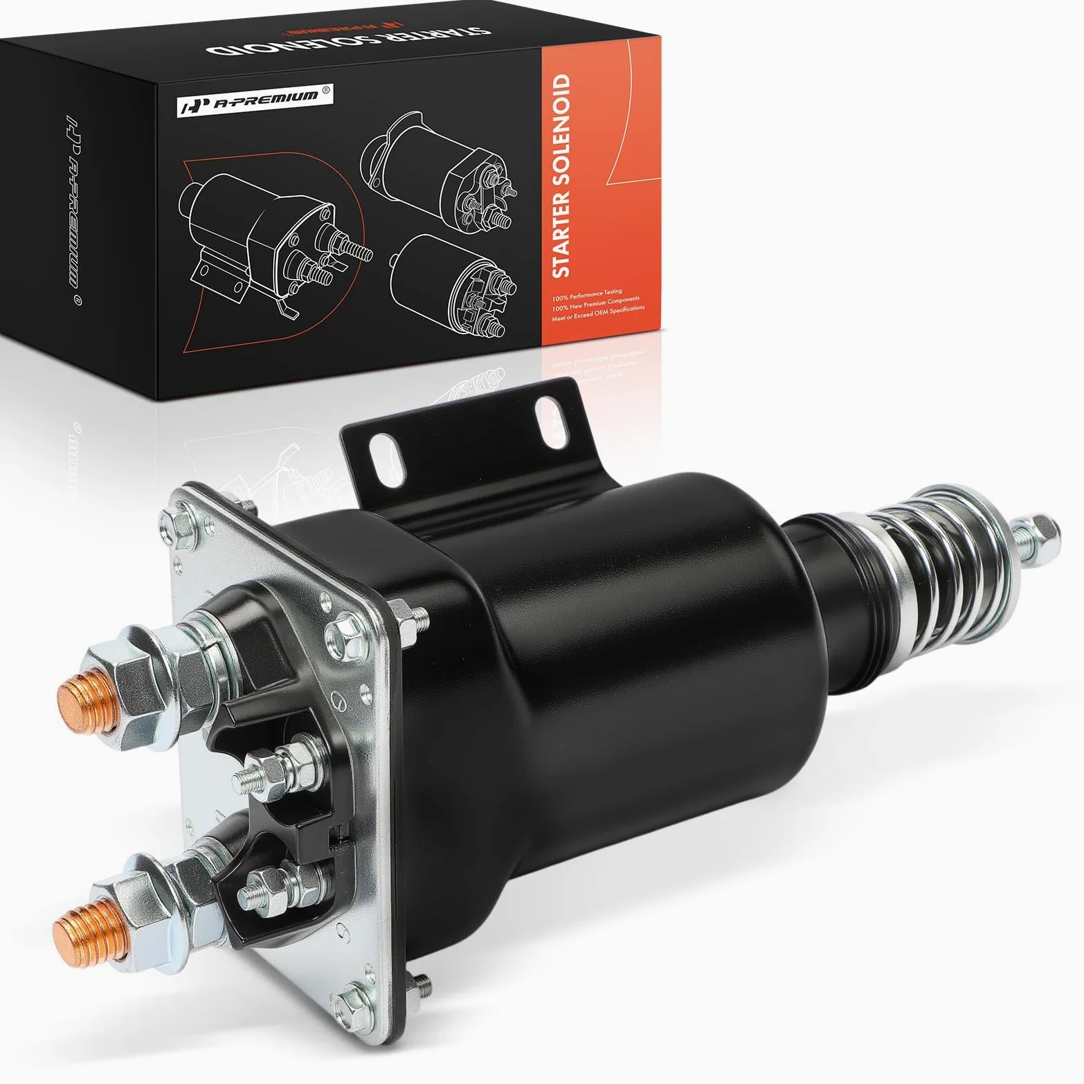 A-Premium Solenoide de arranque de 24 V | Compatible con el modelo Remy 50MT