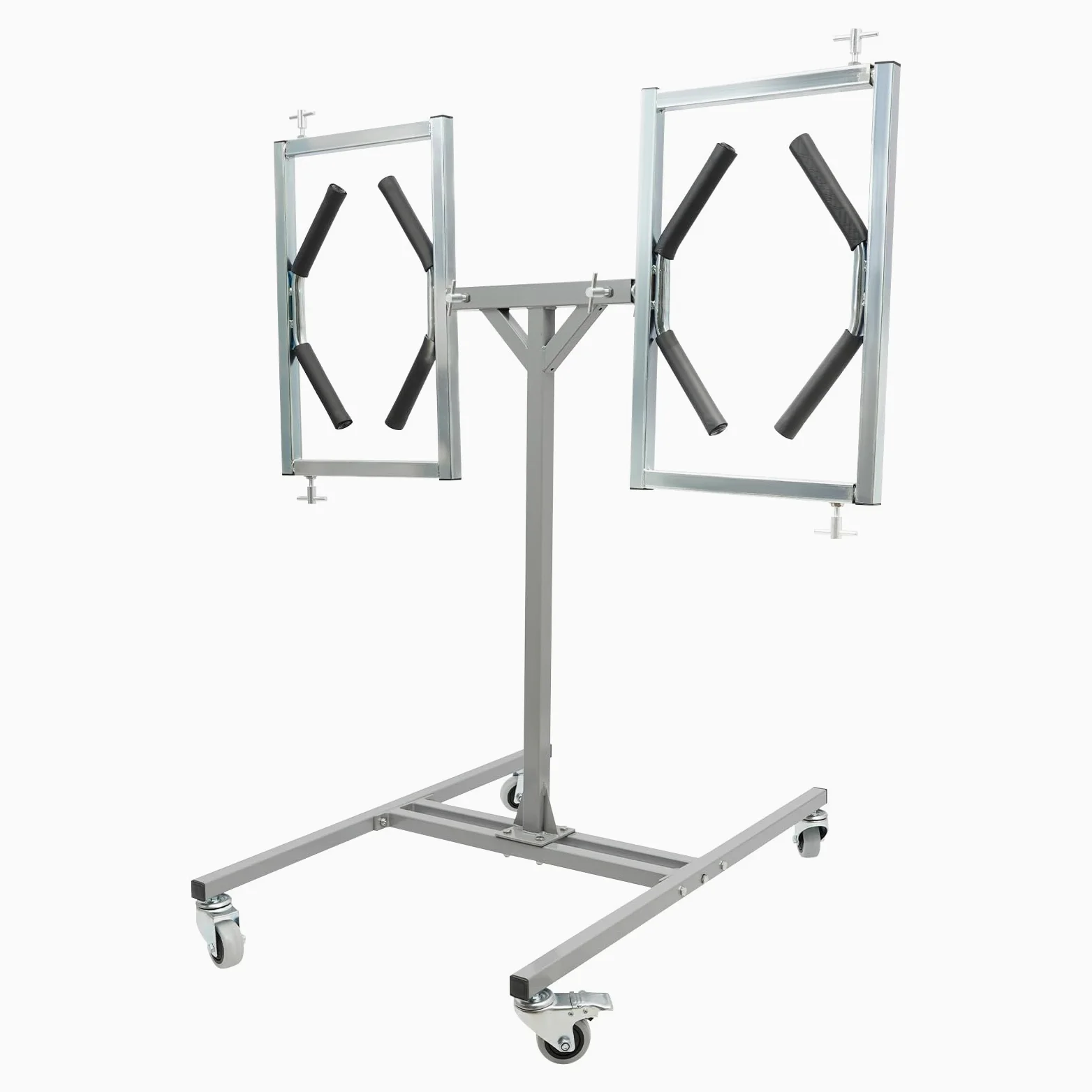 60 kg Felgenlackierständer con 360° Drehbaren Mounts con 4 ruedas, acero Autostoßstange Lackierständer para 2 llantas