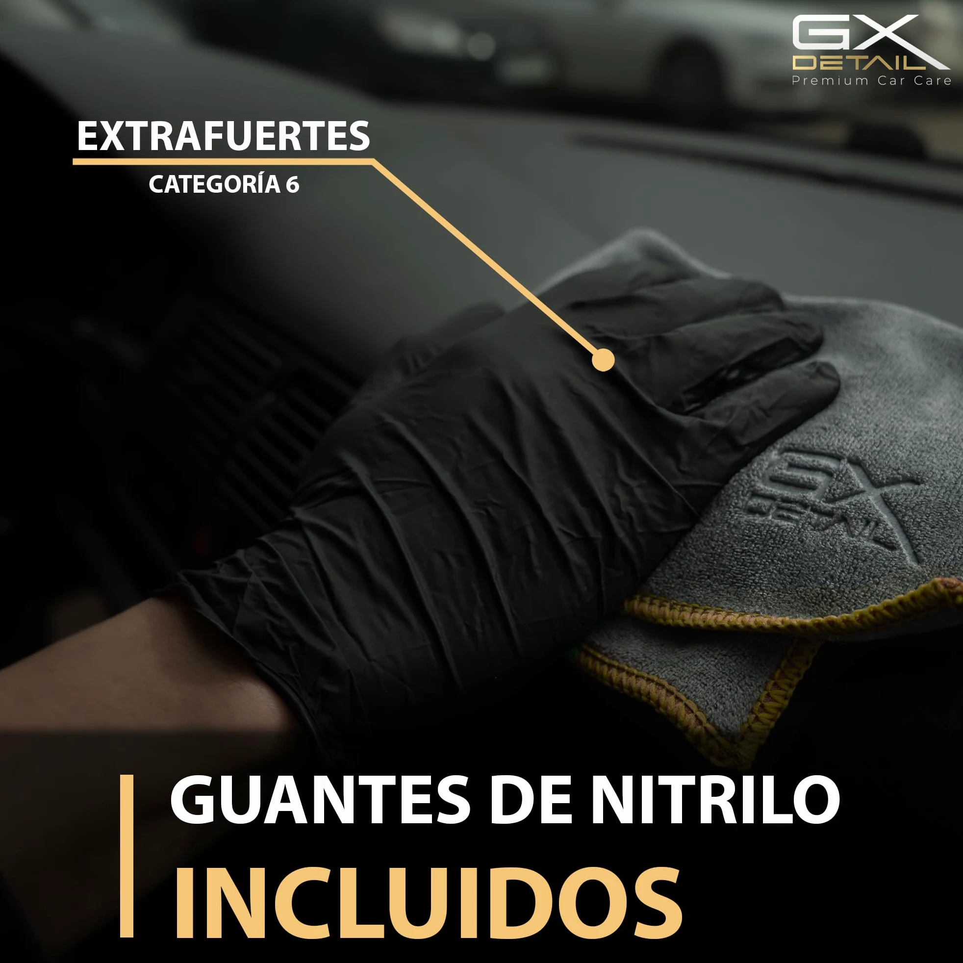 GxDetail Cera Líquida de Carnauba para Coche 5 Litros – Limpieza en Seco - Brillo Profundo y Protección Duradera – Acabado Hidrofóbico y Resistencia UV – Fácil Aplicación y Secado Rápido.