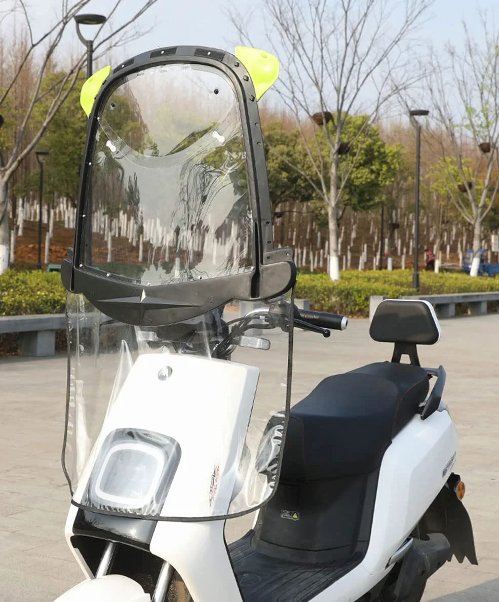 Cubierta de parasol para motocicleta eléctrica, cubierta transparente para automóvil eléctrico, cubierta para scooter de movilidad, protección contra el sol, la lluvia y el viento, cubierta universa