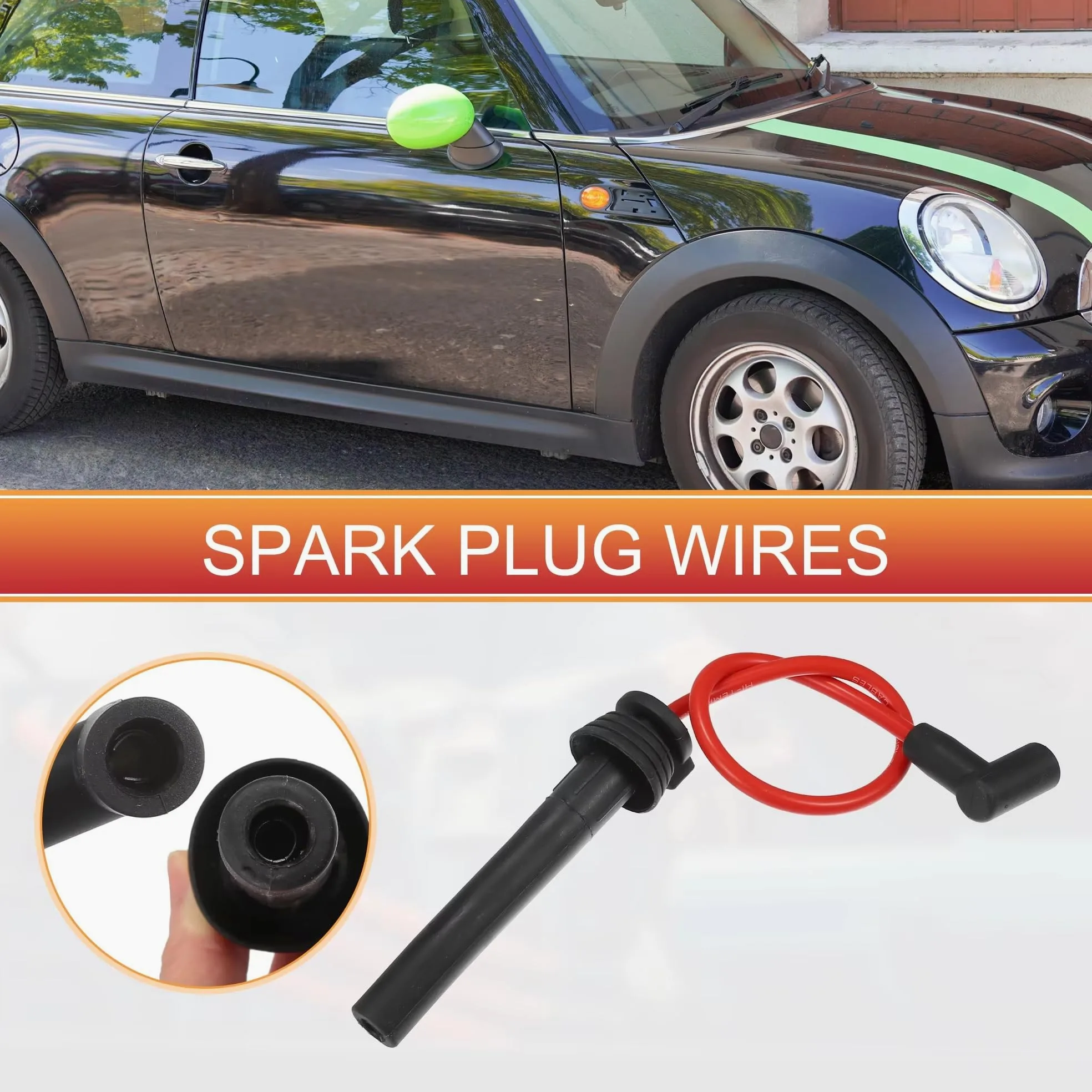Juego de Cables de bujía para Mini Cooper R50 R52 R53 12127513032 Cables de Bobina de bujía para automóvil Arnés de Bobina de Encendido