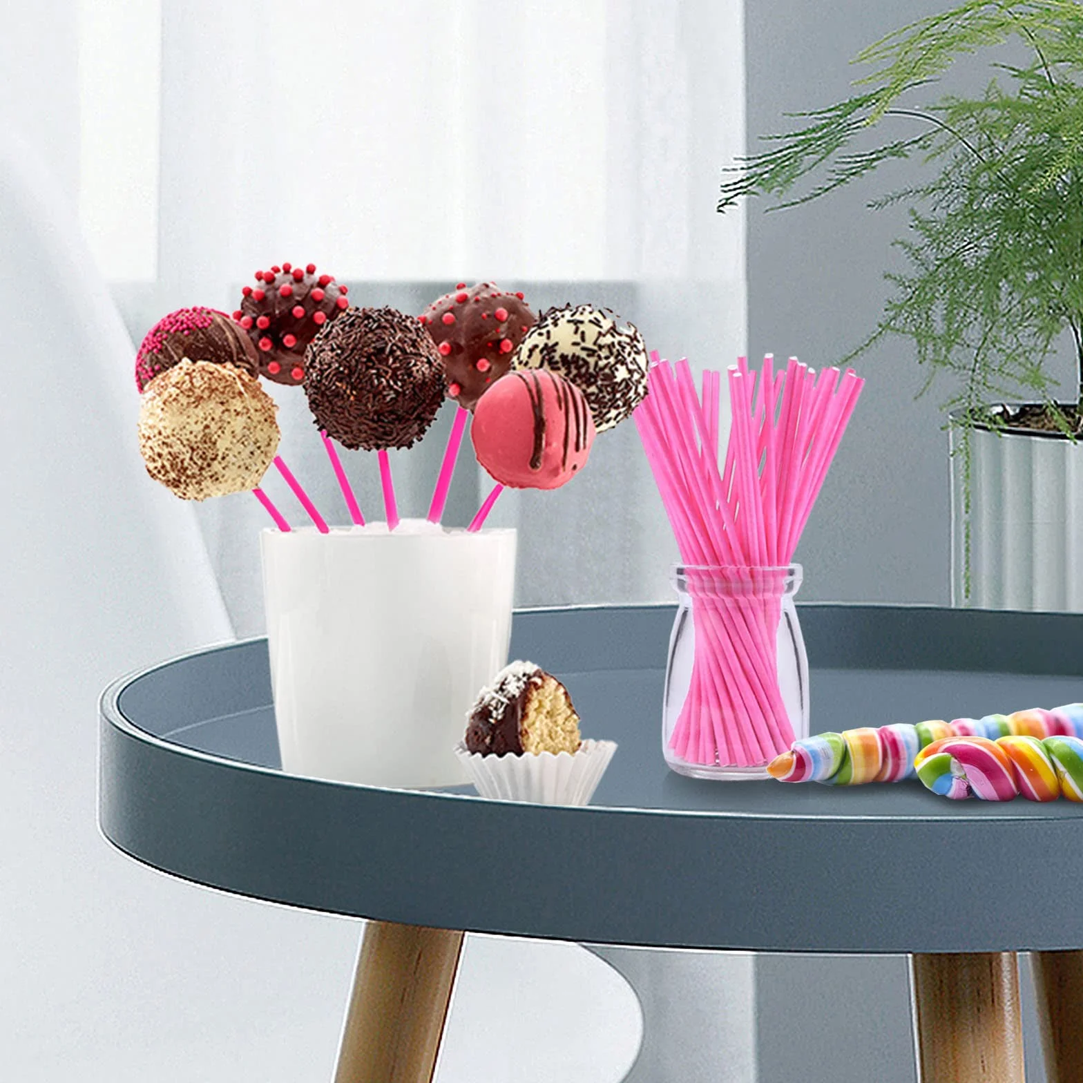 Palitos Lollipop 15 cm Cake Pop - Palos para Repostería, Pasteles y Chocolates