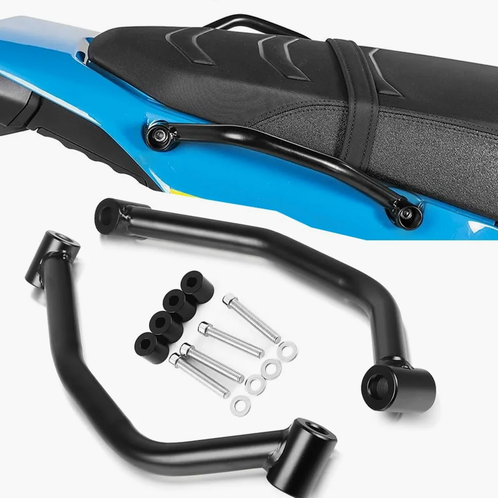 Tenere 700 2019-2024 Moto Reposabrazos para pasajeros Trasero para TENERE 700 2019 2020 2021 2022 2023 2024 T7 Rally XTZ690 XTZ 700 - Negro