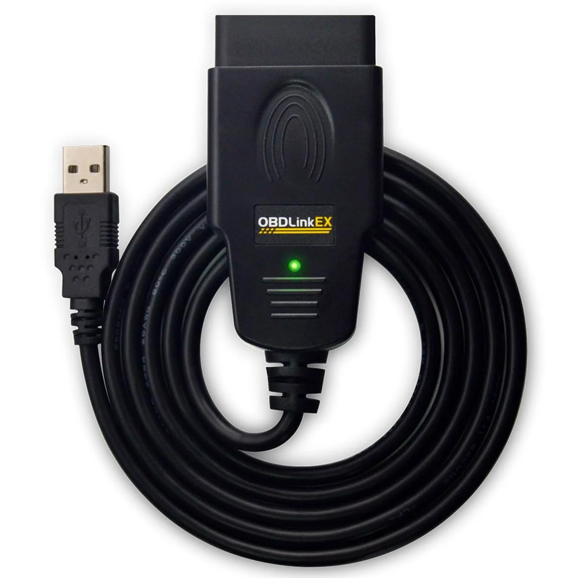 OBDLink ScanTool EX USB – Maleta/herramienta de diagnóstico automático profesional con varias marcas alimentadas por pila – Compatible con OBD2 / RenoLink/ForScan/MultiECUScan, Windows 10