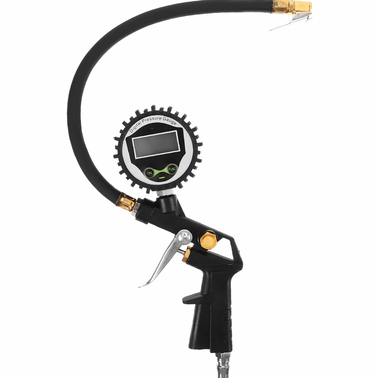 CALLARON Manómetro y Construcción Resistente de Plástico y Metal de Presión de Neumáticos Digital de 60 Psi Medición Precisa para Bicicletas y Vehículos
