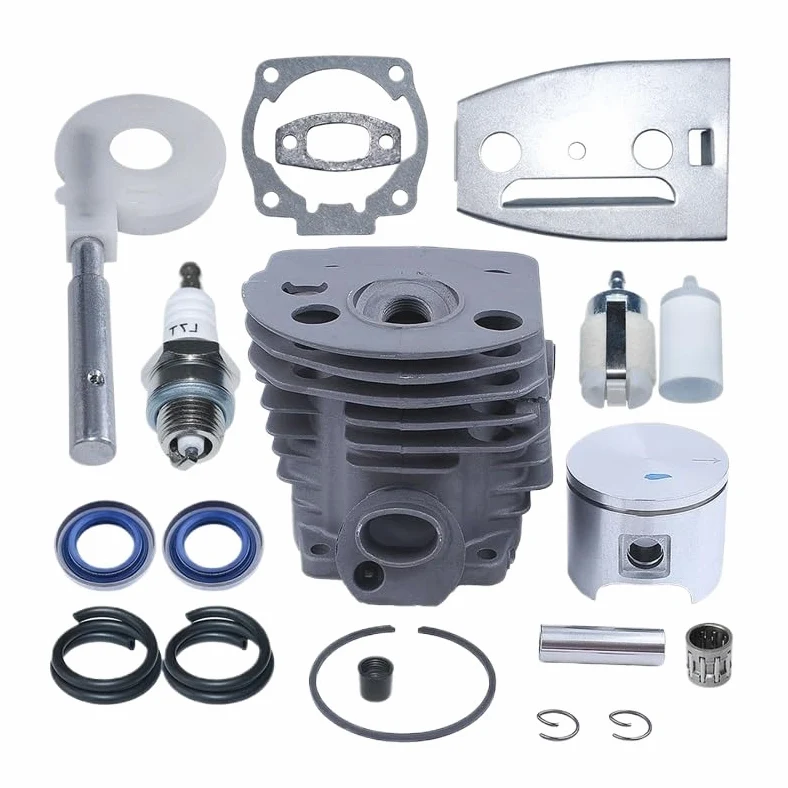 Kit de pistón de Cilindro de 46mm for Bomba de Aceite de motosierras Husqvarna 55 for Rancher 51 50