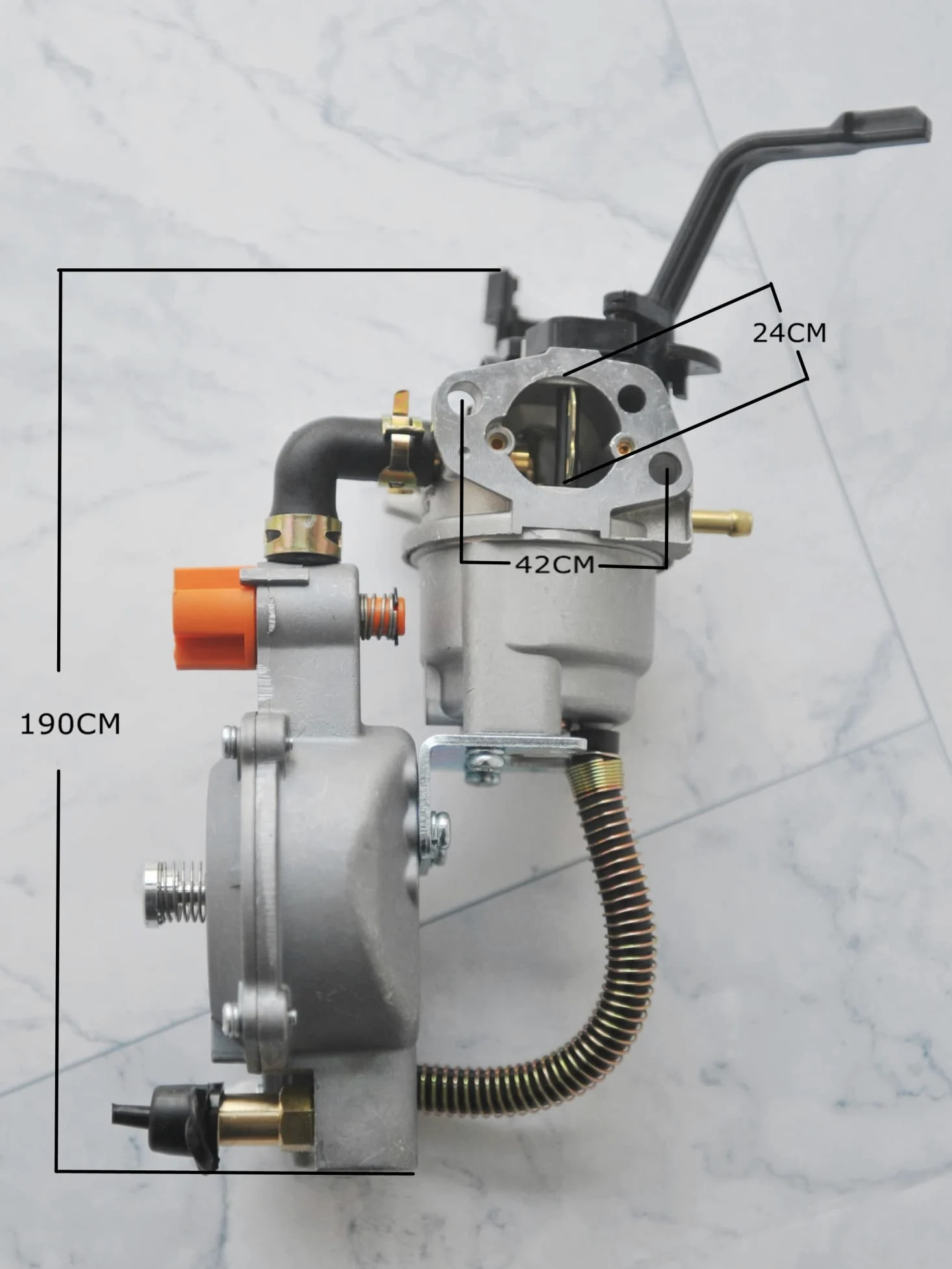 Conjunto Carburador Carburador De Combustible Dual Para Generador De Gasolina GX160 Para LPG Para Kits De Conversión NG 2KW 2.5KW 168F