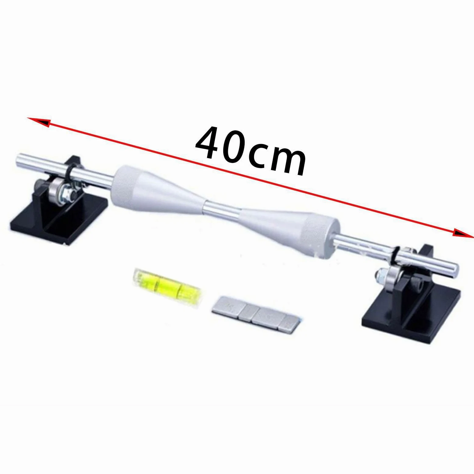 Equilibrador de ruedas portátil para motocicleta, herramienta de aleación de aluminio fácil de usar, accesorio para el mantenimiento de las ruedas de la bicicleta en