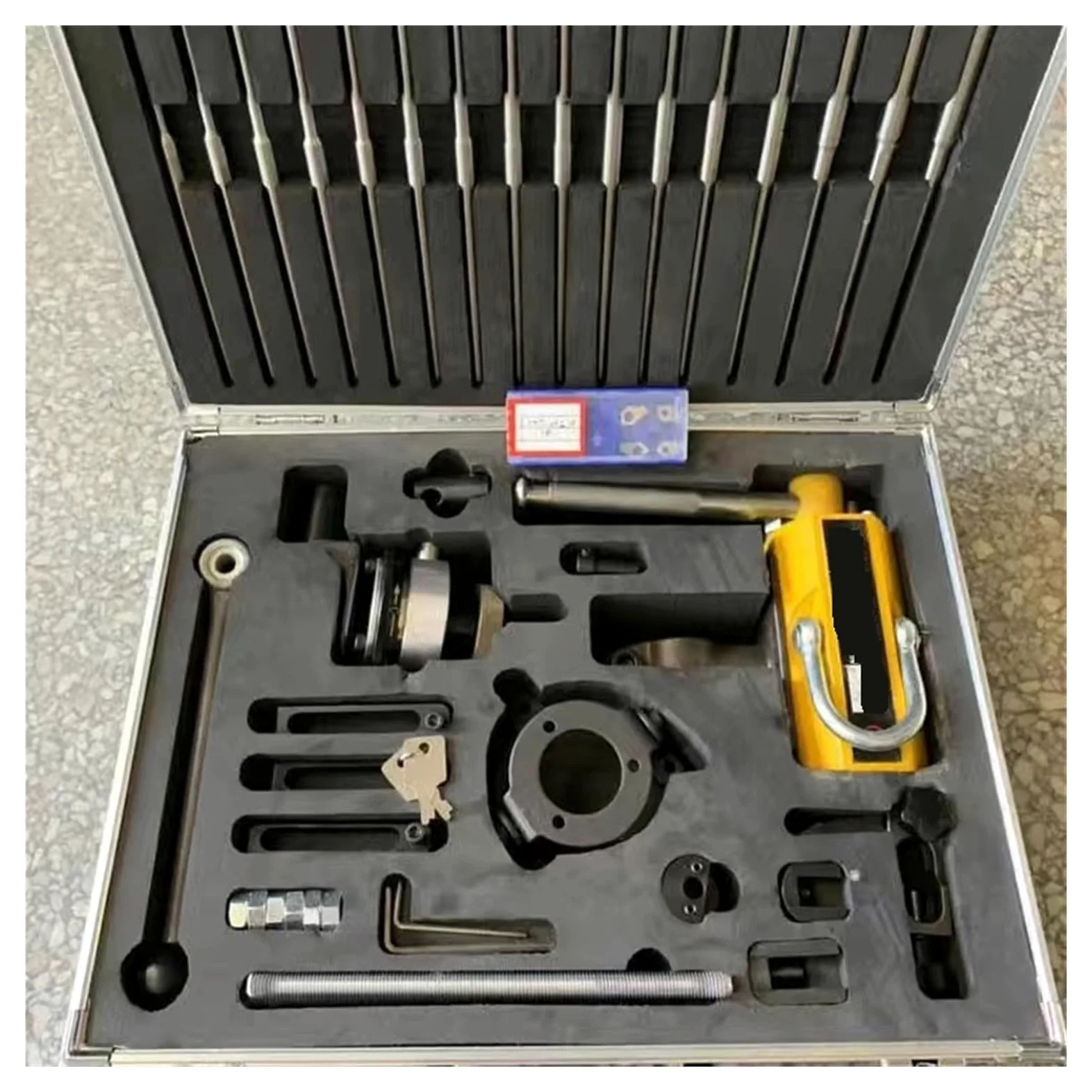 Universal Q M18-62mm tamaño Motor de Coche Culata válvula Asiento Universal escariador válvula Asiento reparación escariador Coche Herramienta de reparación(No Magnet)
