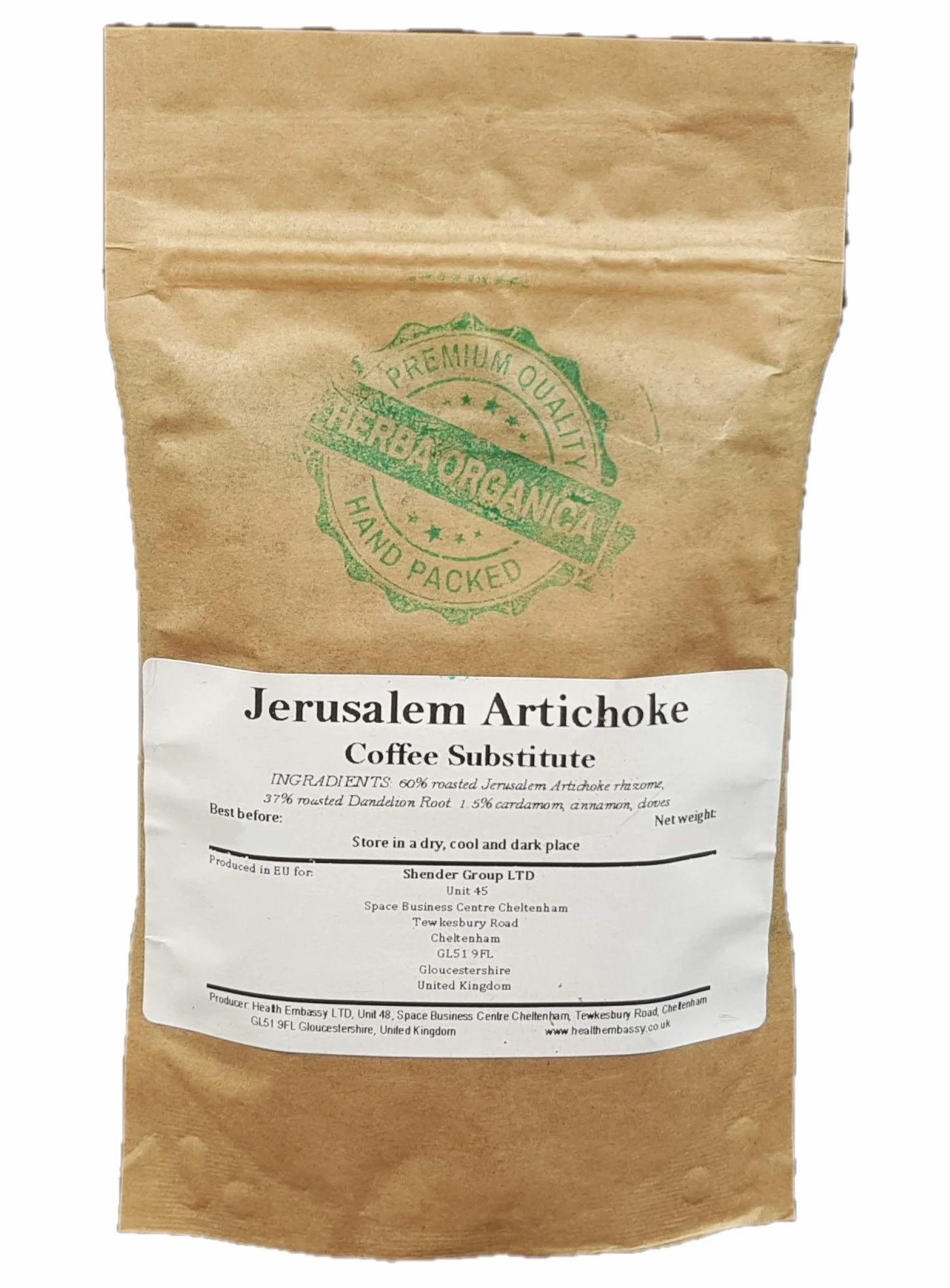 Herba Organica Jerusalem Artichoke Coffee Substitute 100g