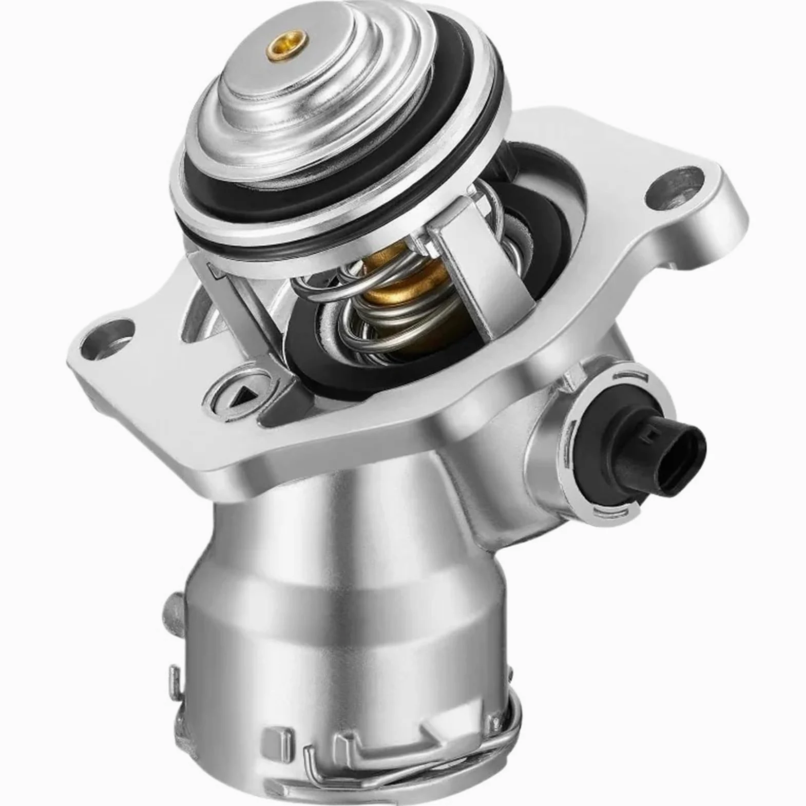 Termostato de refrigerante del motor Termostatos d Termostato de refrigerante compatible con Benz M272, W204, GLK300, W221, S300, S320, S350, W251, R320, R350, W164, ML350, A2722000415