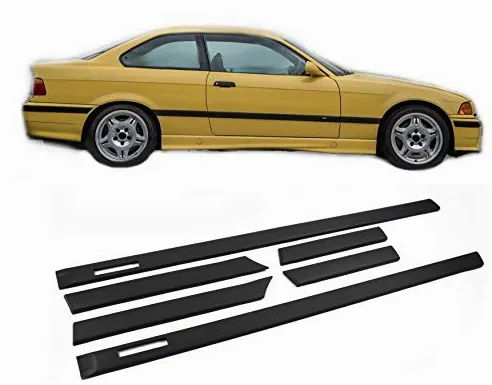 1023192 Molduras laterales/embellecedores para marco de puerta de E36 Coupé + Cabrio, compatible con M-Paket