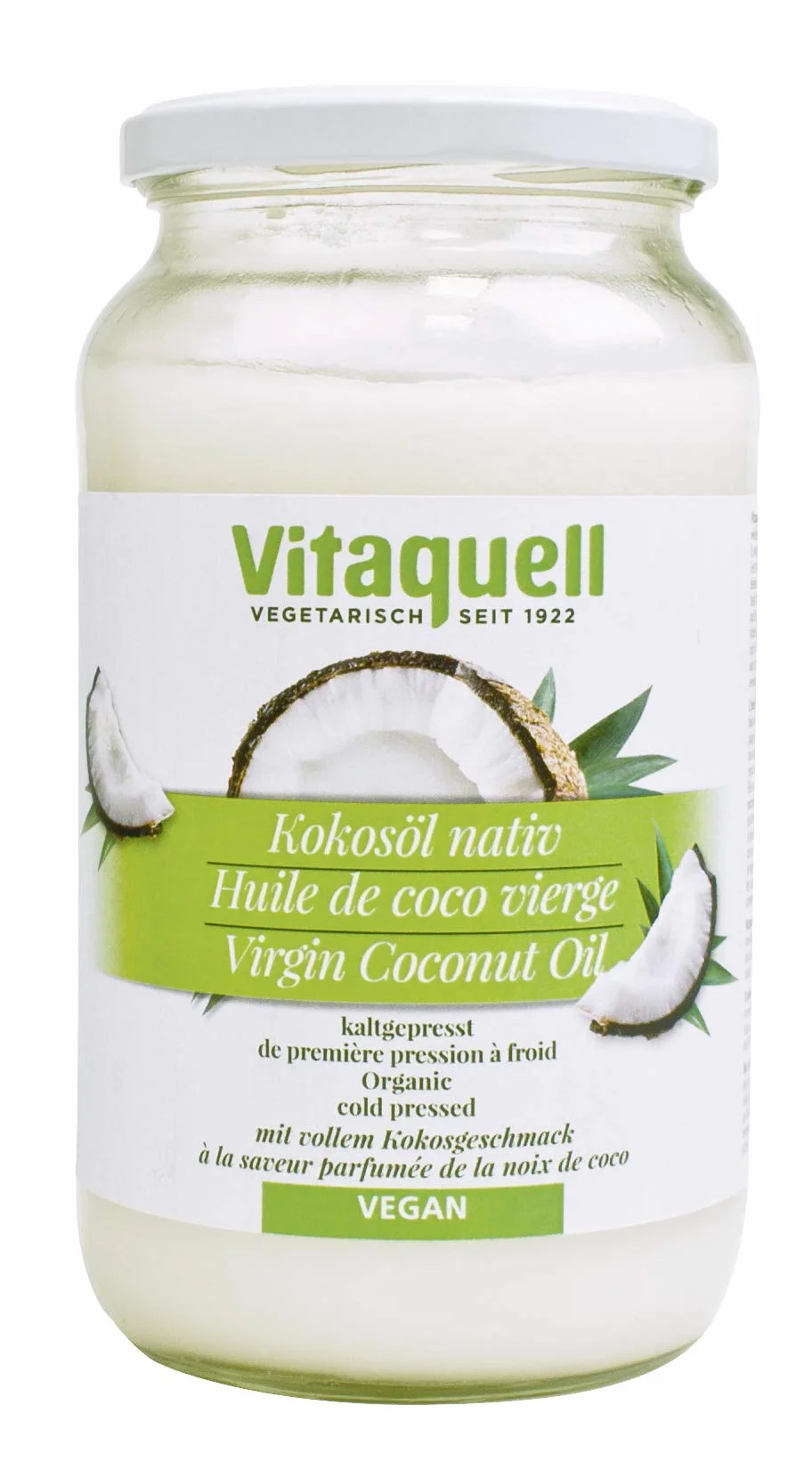 Vitaquell Aceite de coco virgen 860 ml