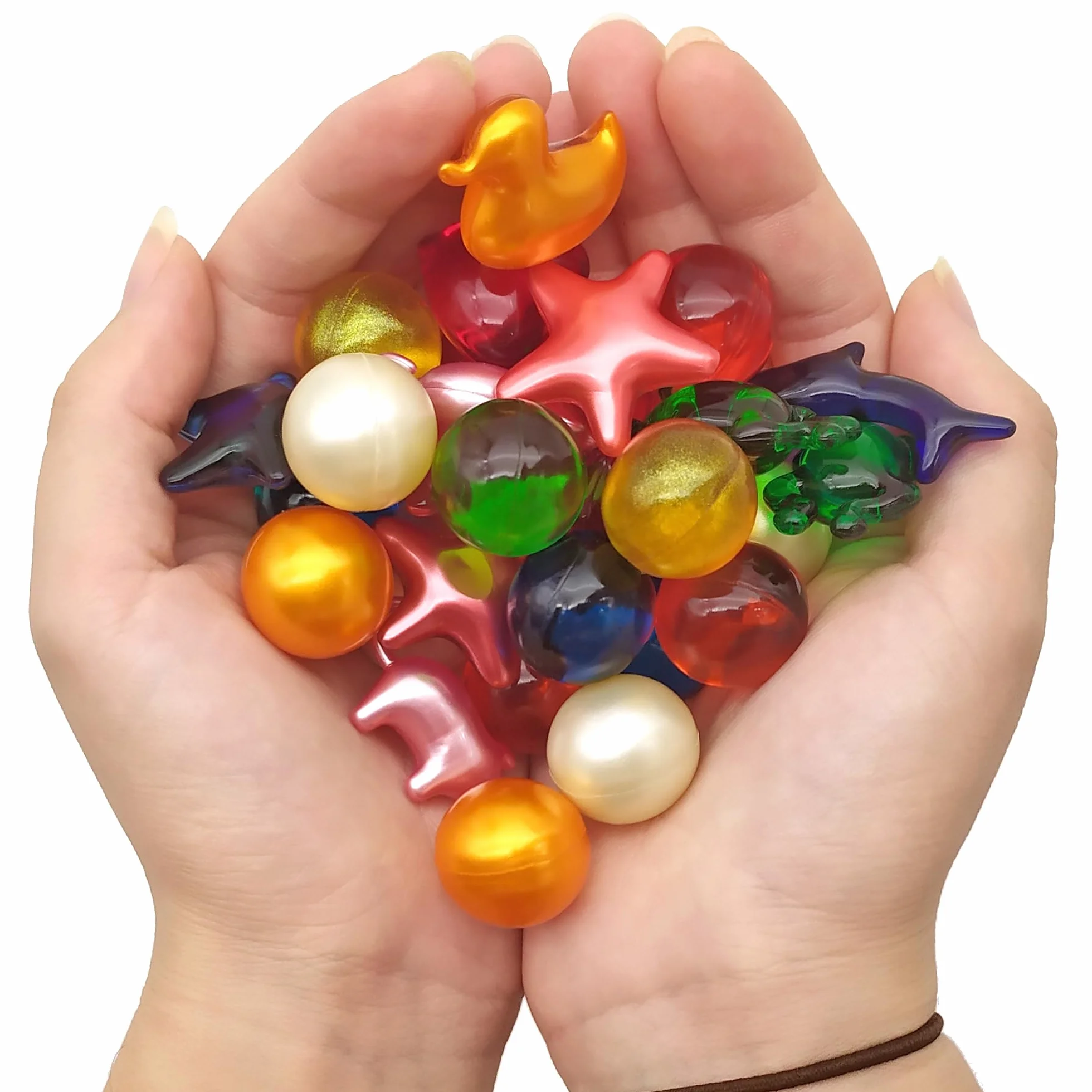 Bolsa regalo 12 Perlas de baño con aromas surtidos - Aceite de soja - Hidratante y aromática - Hidrata, suaviza y perfuma la piel