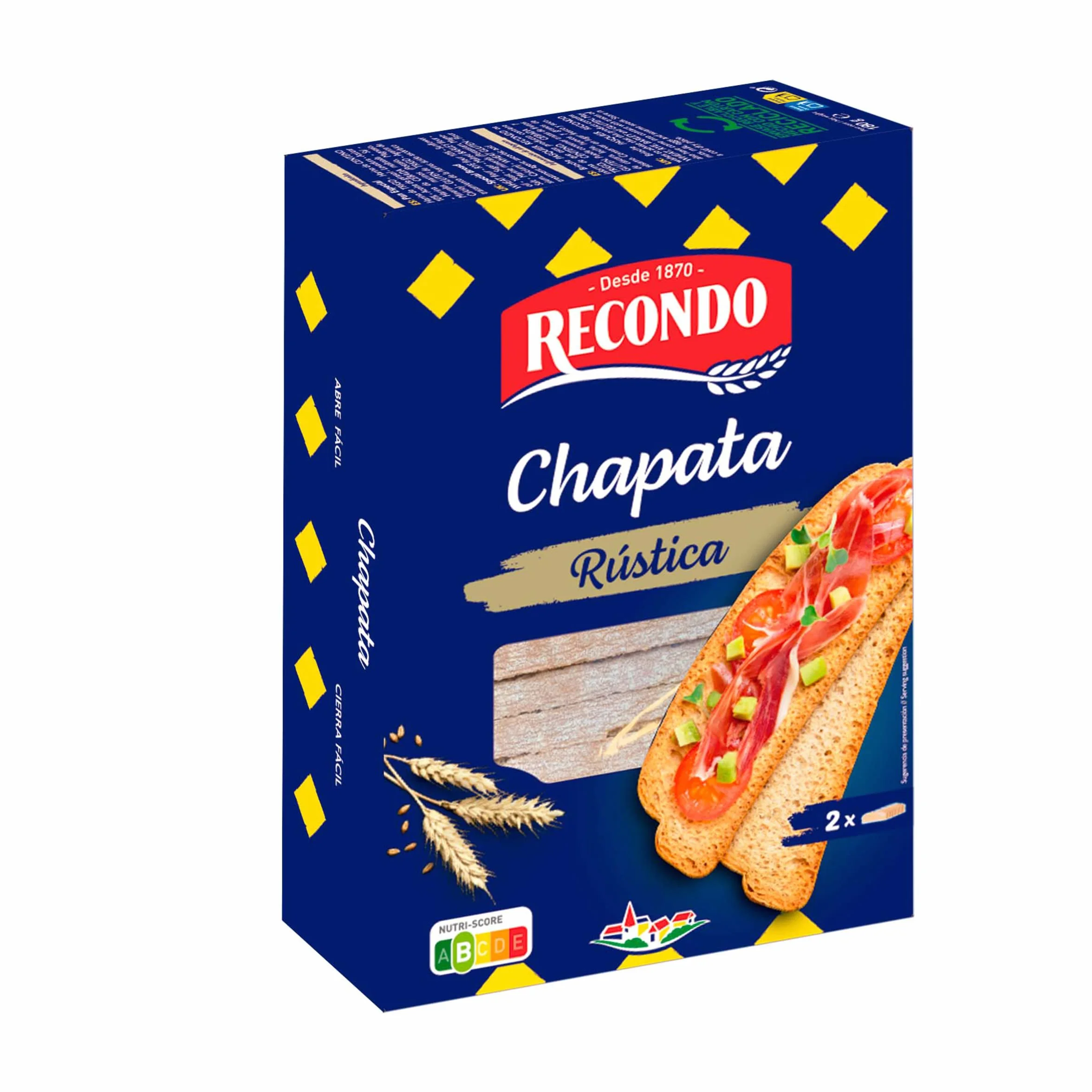 Chleb Chapata Rústica 180g Recondo