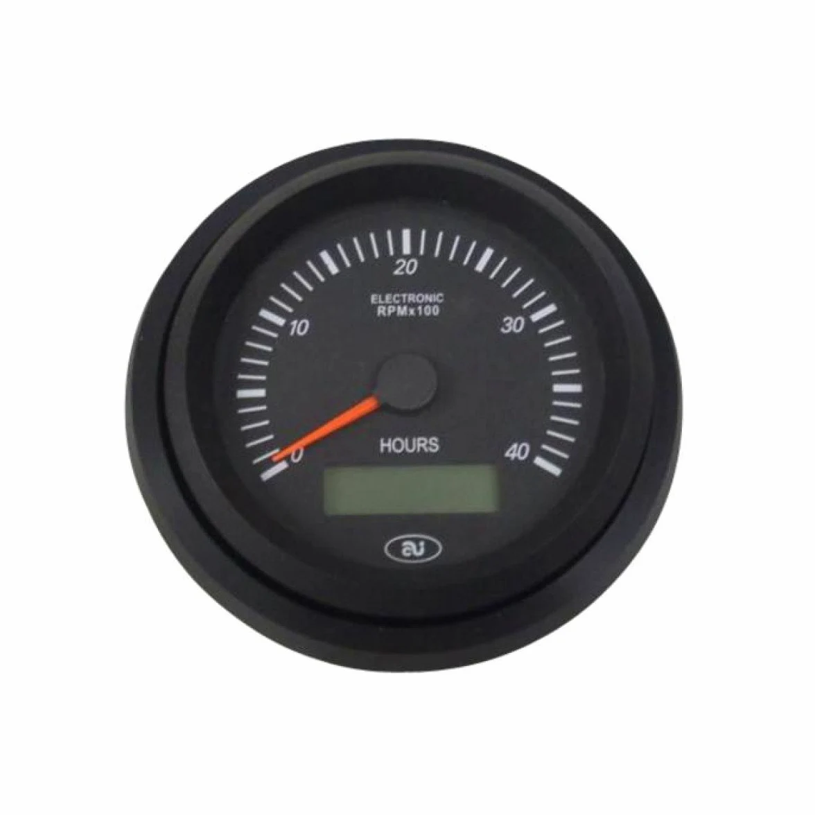 Ama Tacómetro y contador LCD analógico para instrumentos de medición – Hasta 4000 RPM, alimentación 10-32 V, protección IP65, fácil programación con botones traseros, fabricado en Italia