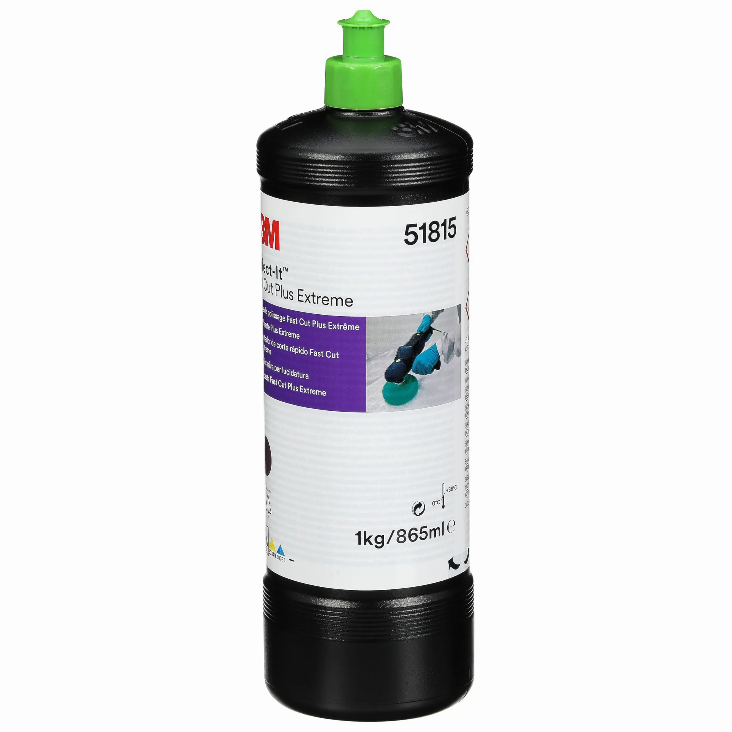 3M Perfect-it Fast Cut Plus Extreme 51815 - Para pulido y restauración de automóviles - Botella de 1 kg