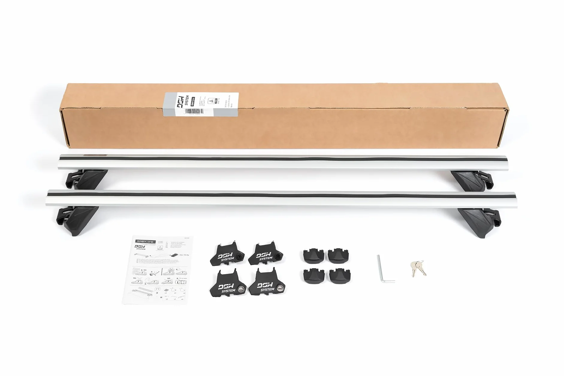 Bacas Barras de Techo RIELES Compatible con Renault Kadjar SUV 5-Puertas 2015-2022 MAX 100 kg 112 cm Aluminio