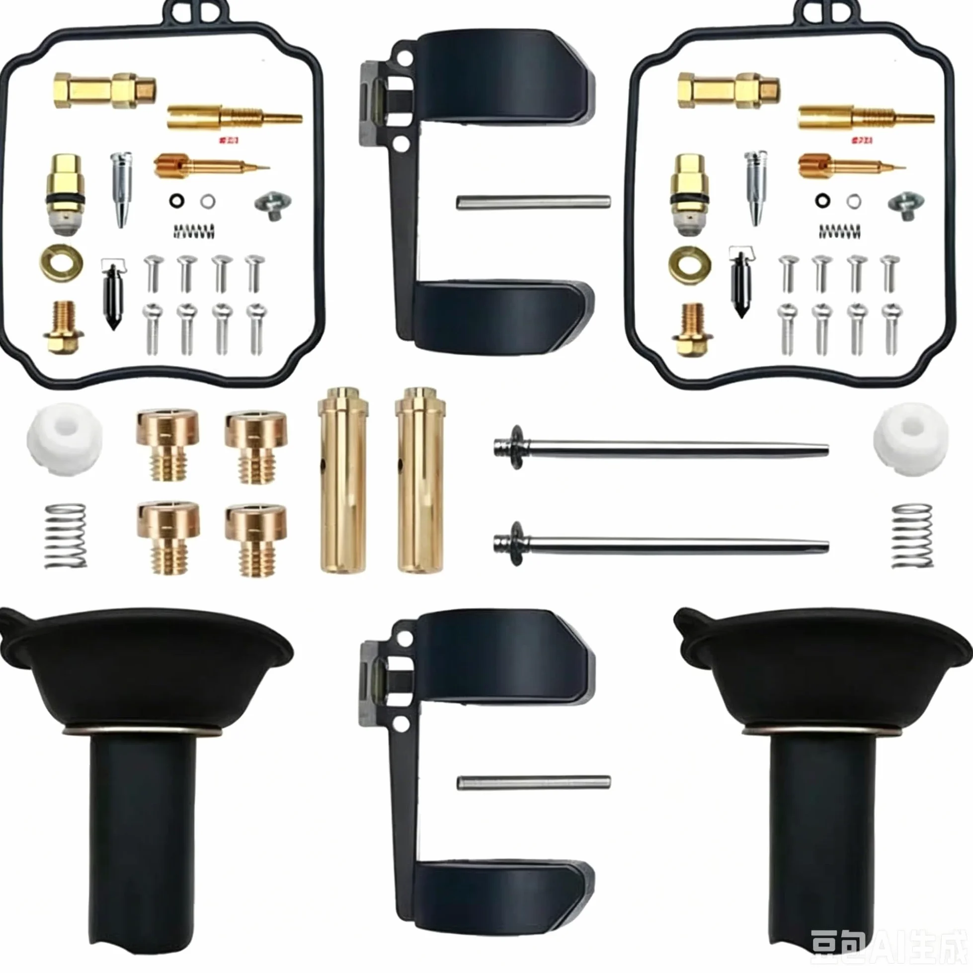 Kit De Reparación Carburador Motocicleta para HYOSUNG GT125R GV125 GT125 Reconstrucción, Émbolo, Diafragma Piezas Reacondicionamiento Herramientas De Riparazione Carburador(Conjunto 6)