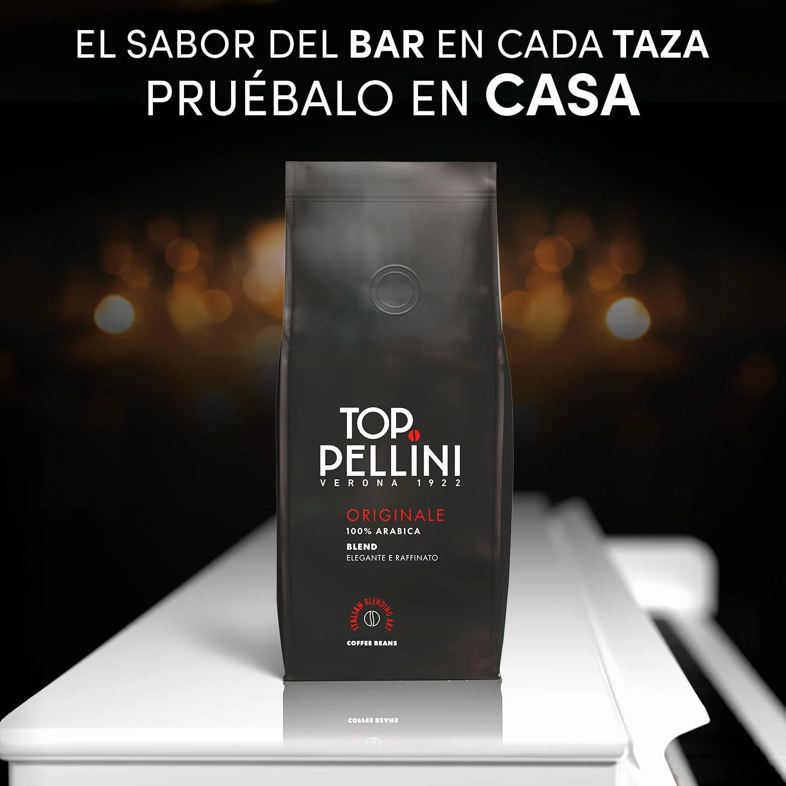 Pellini Café en Granos Top 100% Arábica 500g