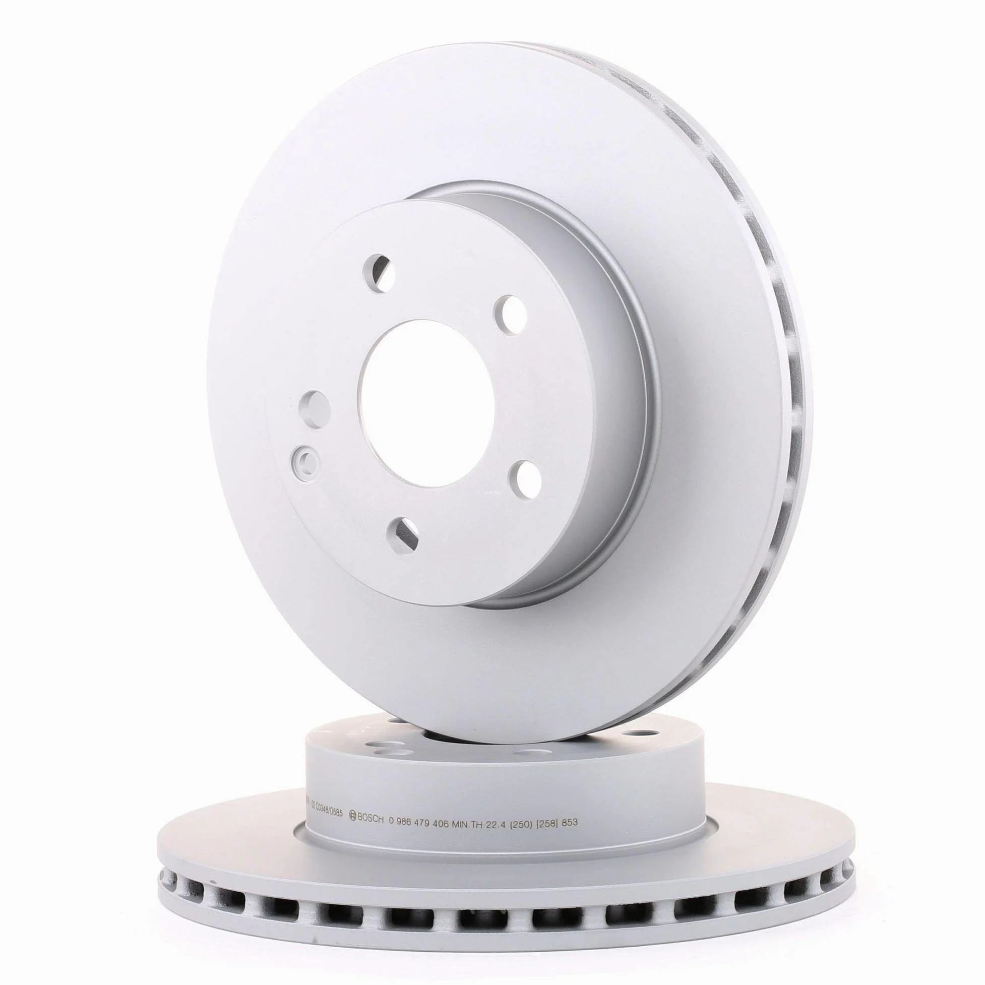 2x BOSCH Disco de freno Delantero Ø288mm Altura: 64,5mm Espesor: 25mm Corona de Agujeros - Ø: 112mm ventilado 0 986 479 406 Compatible con MERCEDES-BENZ Clase C T-modell S204 Clase C Sedán W204