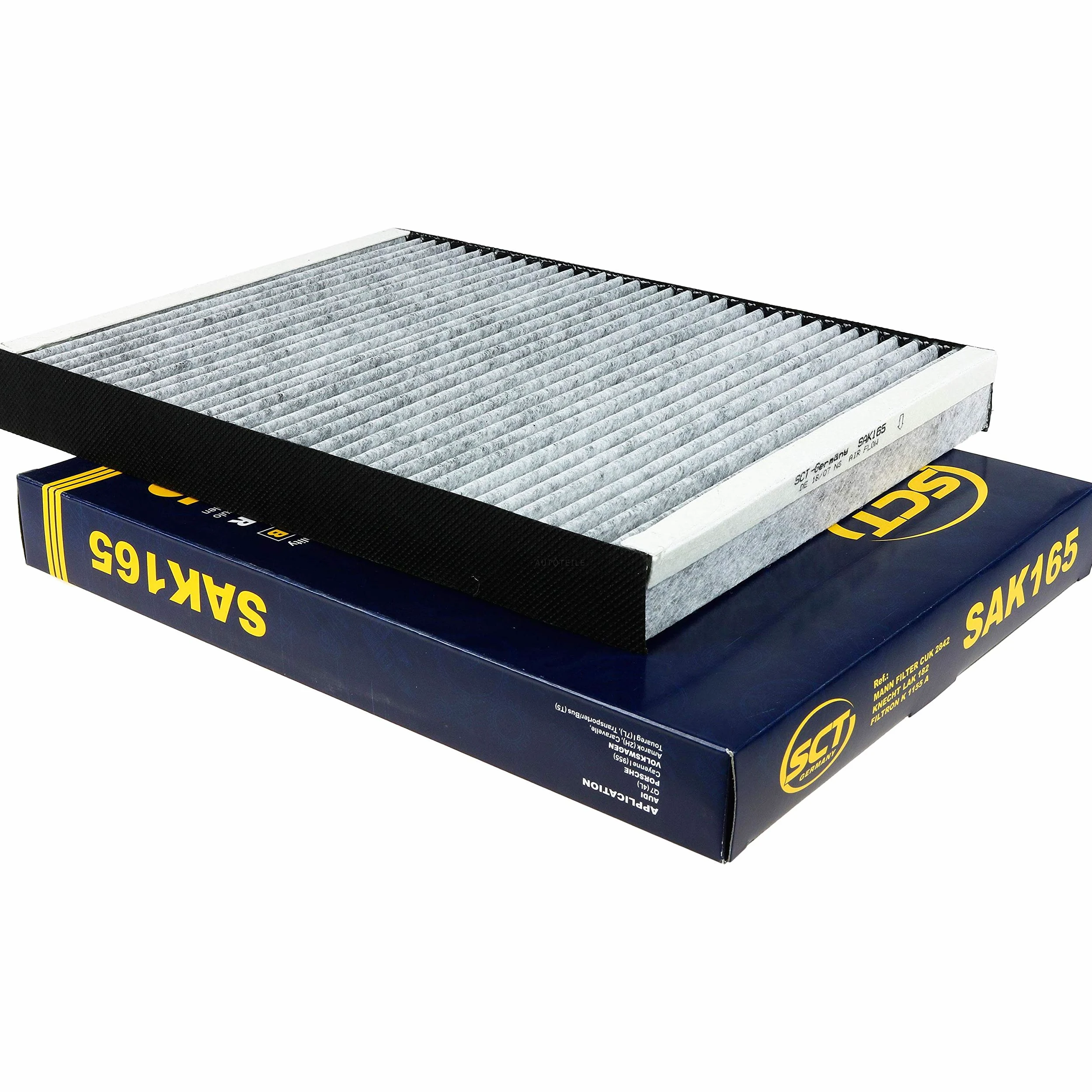 Juego de 10 filtros originales SCT 85507249 SAK 165 para habitáculo de aire