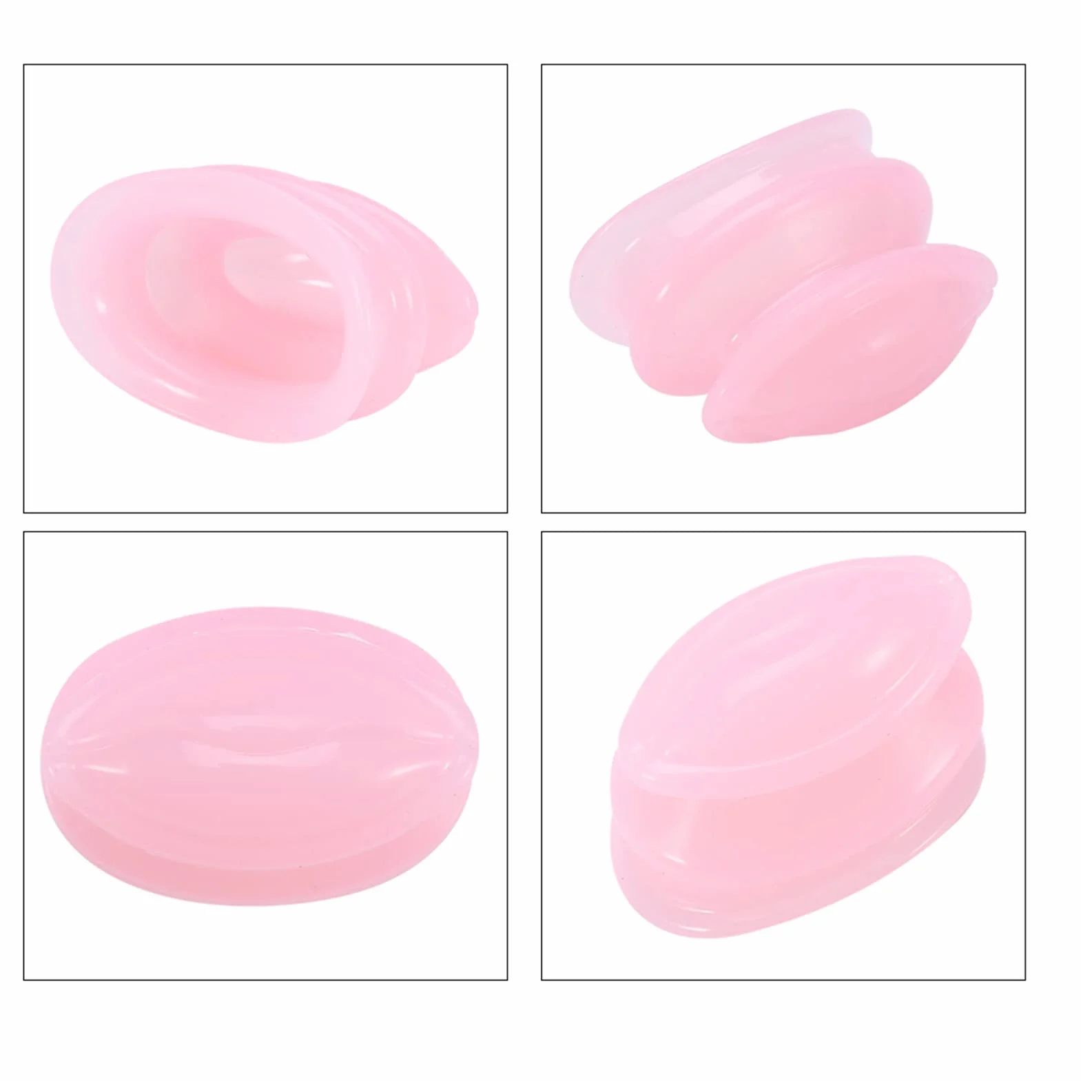 Lip Plumper Portátil Reutilizable Pink Maquillaje para Viajes y Hogar