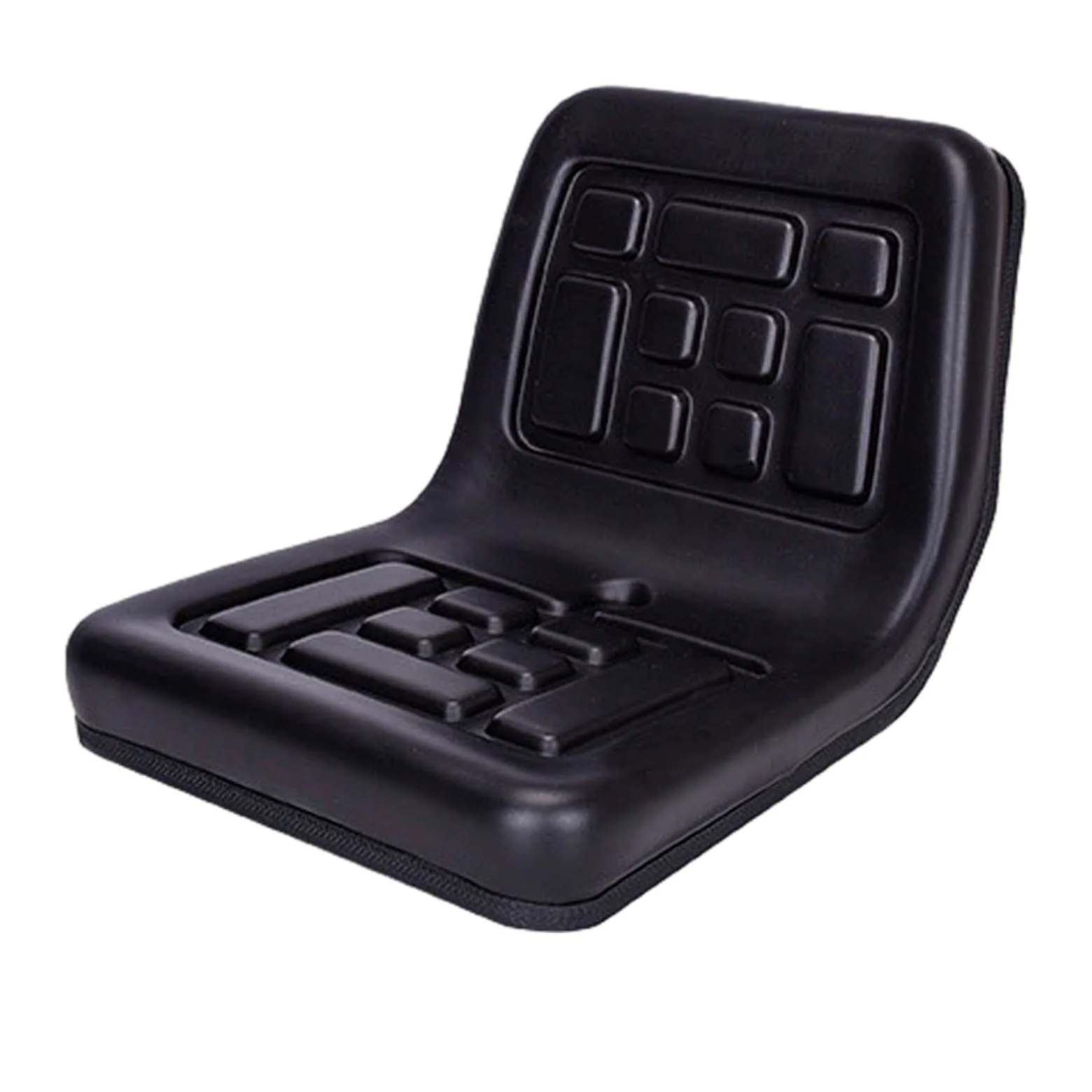 Asiento para Tractores Asiento Maquinaria Agrícola Asiento Universal Cosechadora con Acolchado Grueso de Cuero Pu Fácil de Colocar Y Limpiar Adecuado, Modelo de soporte