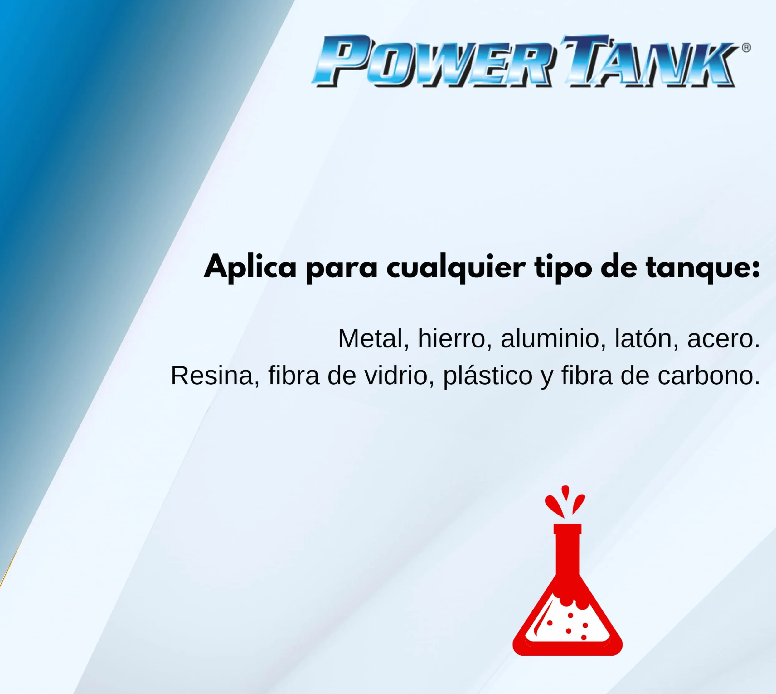 POWER TANK Blanco Cerámico - Tratamiento para tanques deposito coche (50/55 LT) Kit grande 1,3 kg elimina óxido repara protege interior oxidado de tanques gasolina diésel de motos con antioxidante.