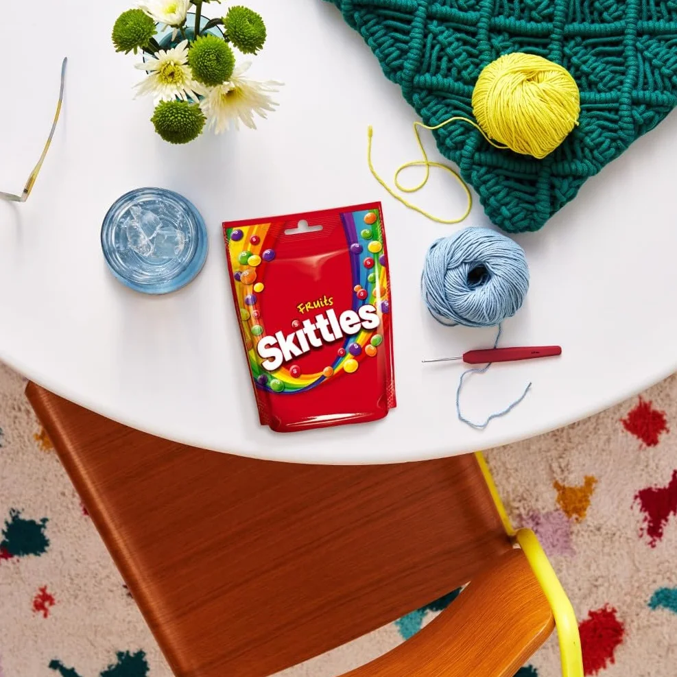 Skittles Caramelos Masticables Bolitas Sabores Afrutados 15 x 152g