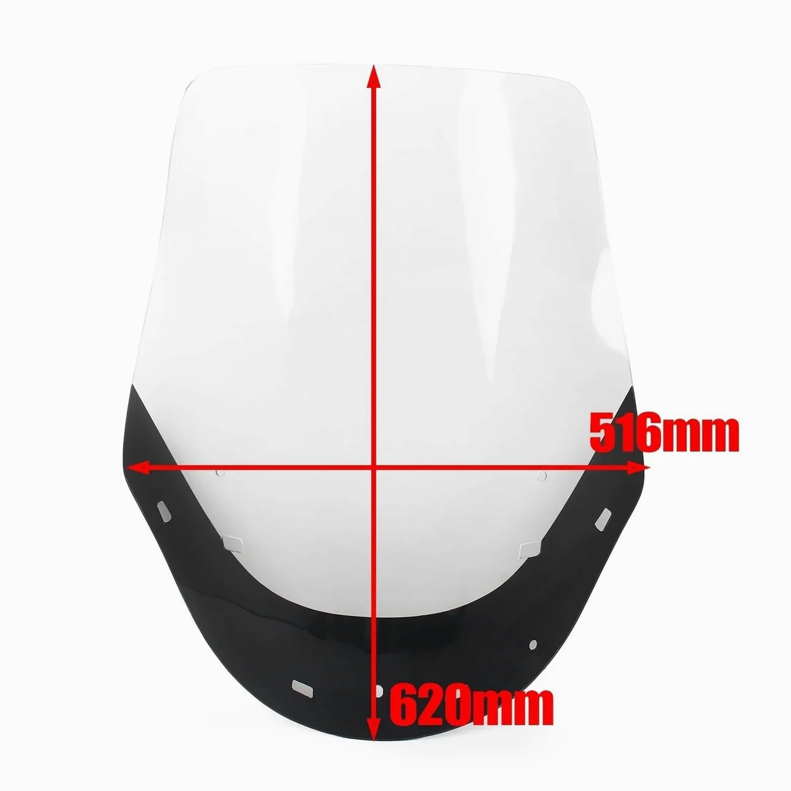 Cúpula Touring para Suzuki Burgman 650 2006-2012 Accesorios para Motocicletas Alerón De Extensión para Parabrisas De Motocicleta Deflector De Aire para Parabrisas Carenabris