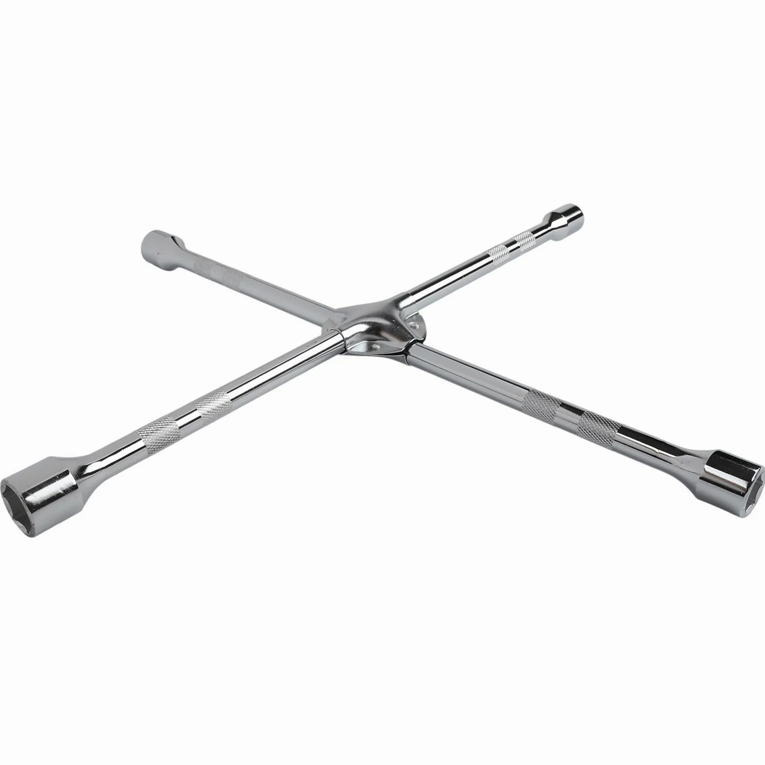 Llave cruzada de 45,5 cm con llaves de 17/19/21/23 mm, cruz resistente para cambio de neumáticos y asistencia en carretera en el sector del automóvil (20 pulgadas)
