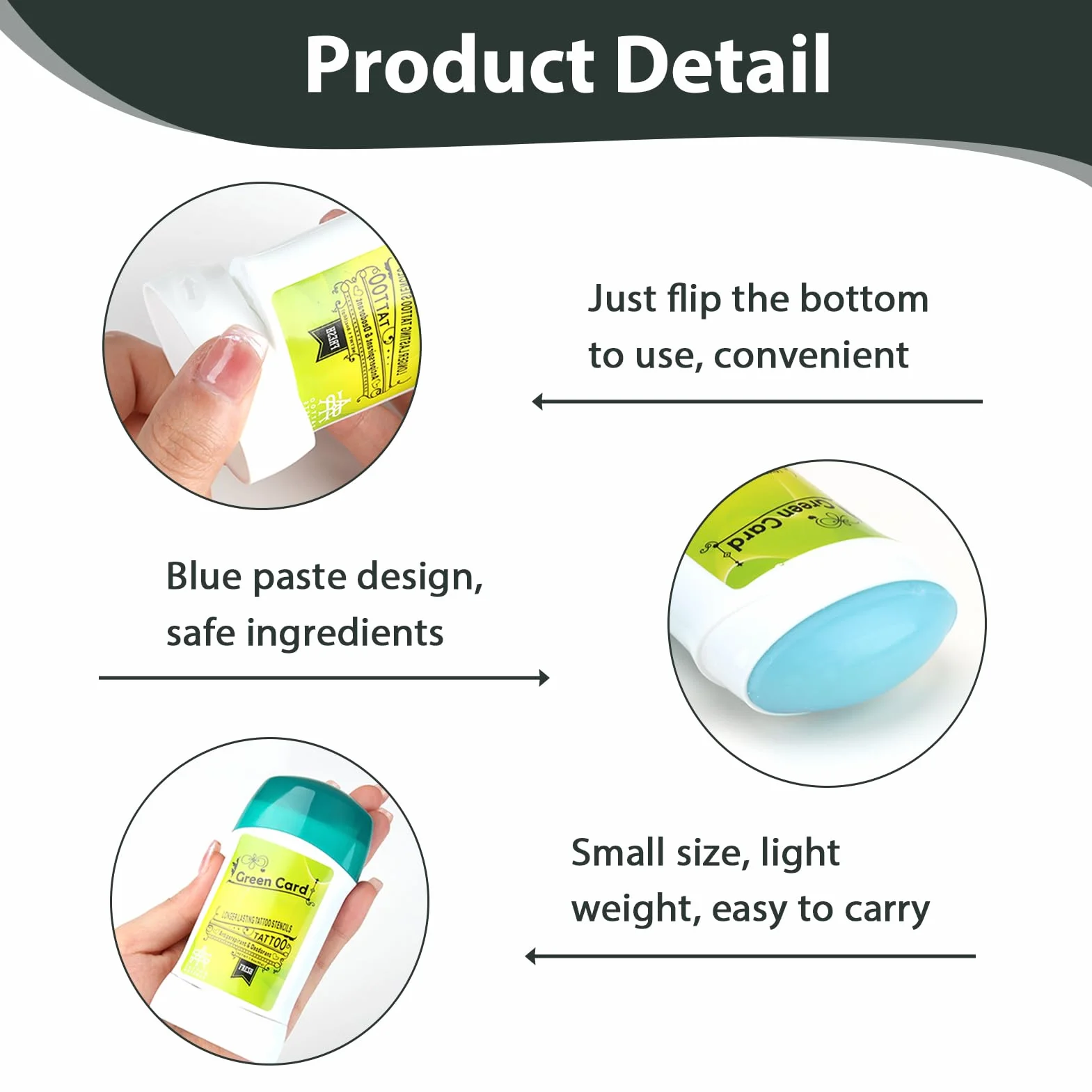 Crema de Transferencia de Tatuaje, Gel para Plantillas Tattoo Transfer Cream (51g)