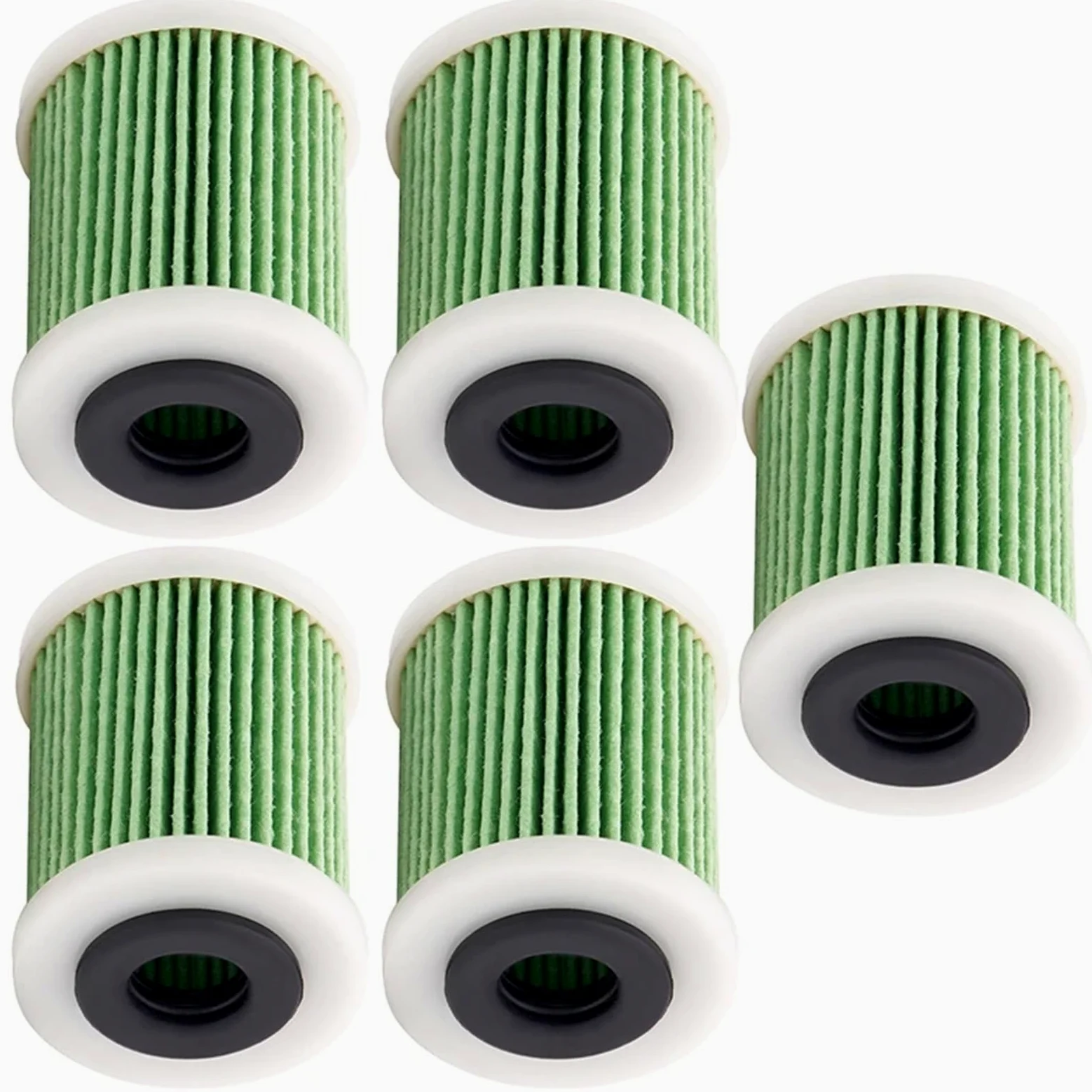 Limpiador de filtros aceite y gasolina para motocicletas para Yamaha VZ150 a VZ300 F150 a F350 Suzuki DF Reemplazo del filtro de aire(5 Pcs)