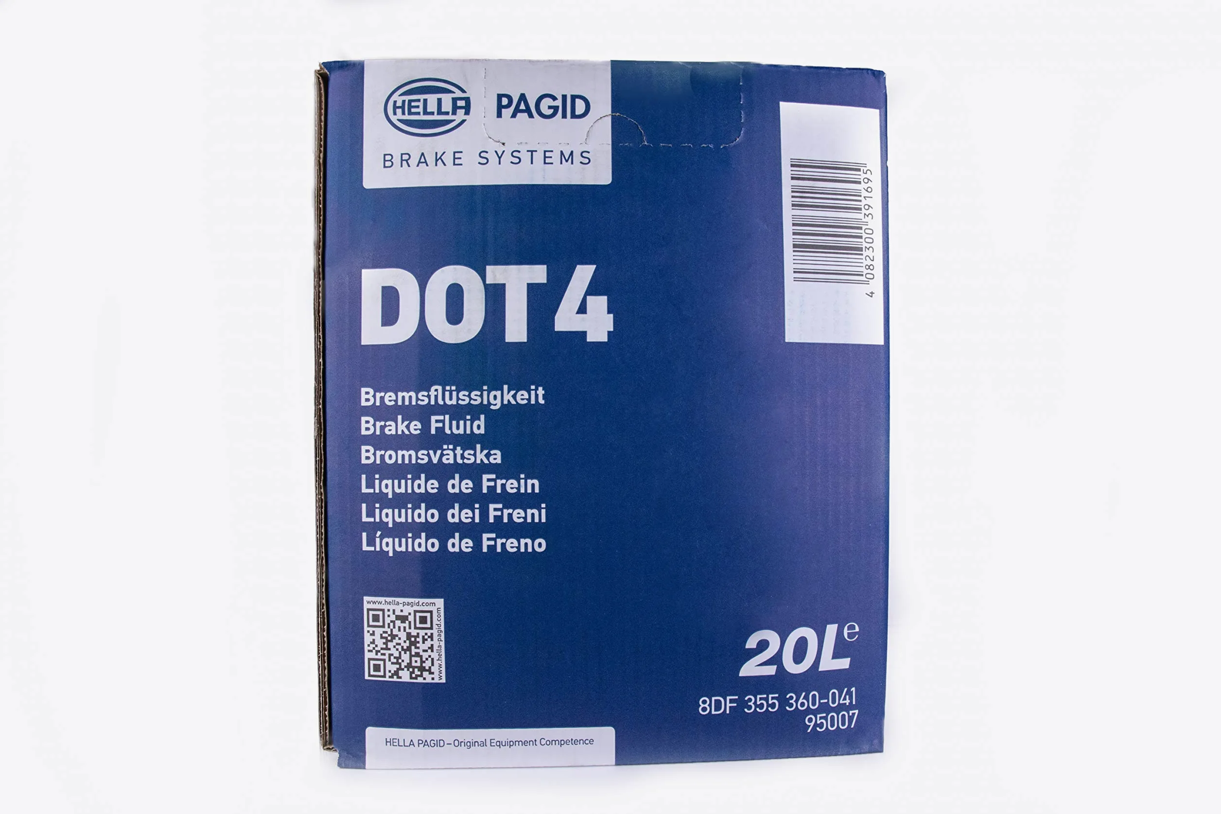 HELLA 8DF 355 360-041 Líquido de frenos 95007 - DOT 4 - Cisterna - 20L