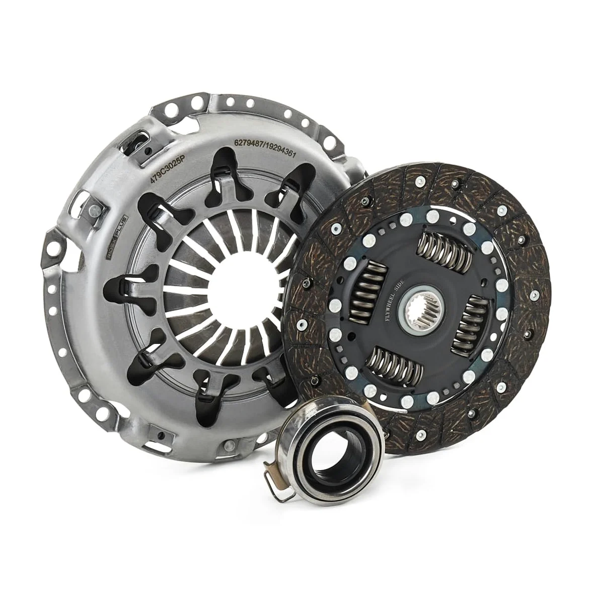 RIDEX PLUS 479C3025P Kit de embrague con cojinete de desembrague con plato de embrague Compatible con TOYOTA AYGO WNB1, KGB1