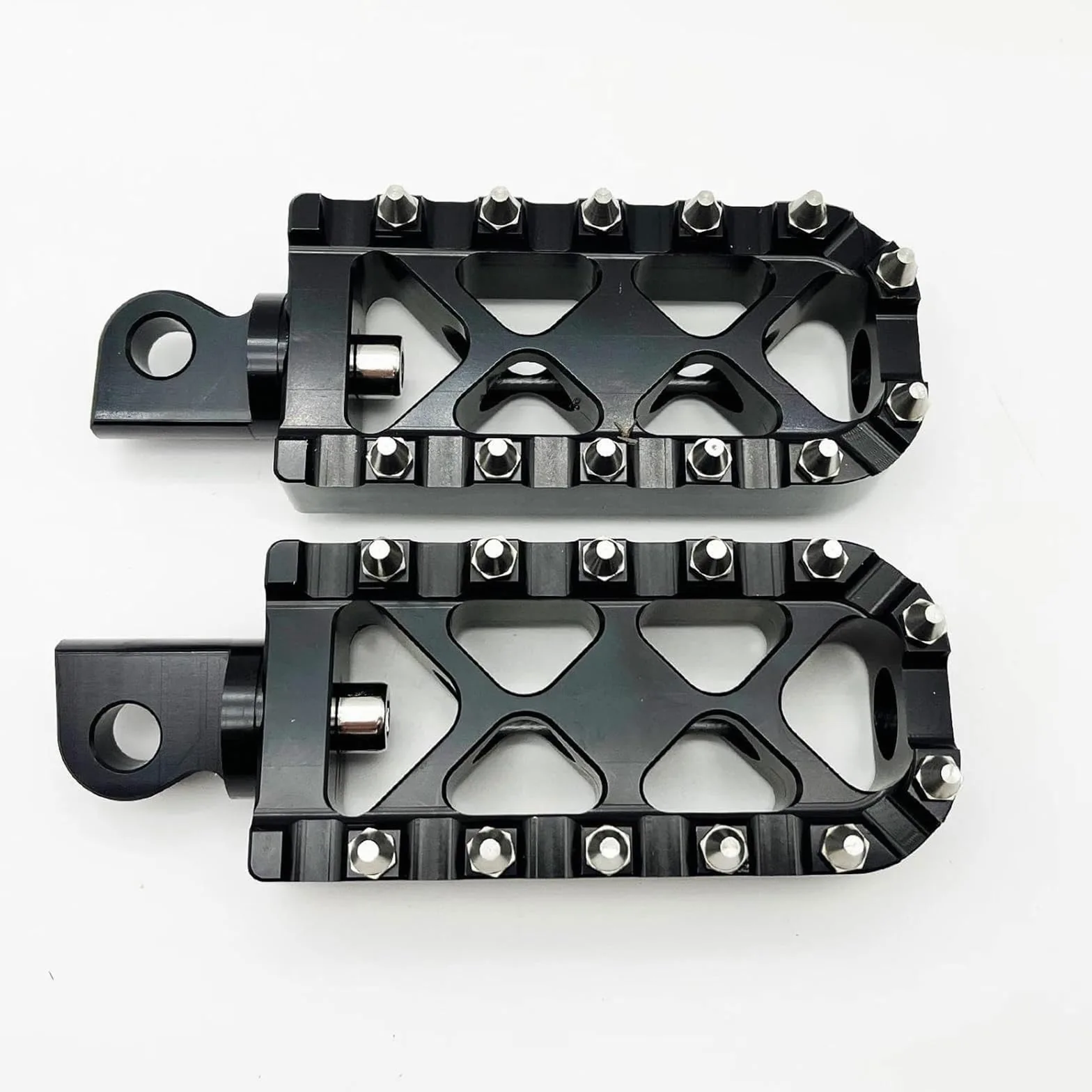 Estribos para moto Para pedal de Para moto Para Dyna Para Softail Para Sportster Para XL Iron Para Touring(Negro)