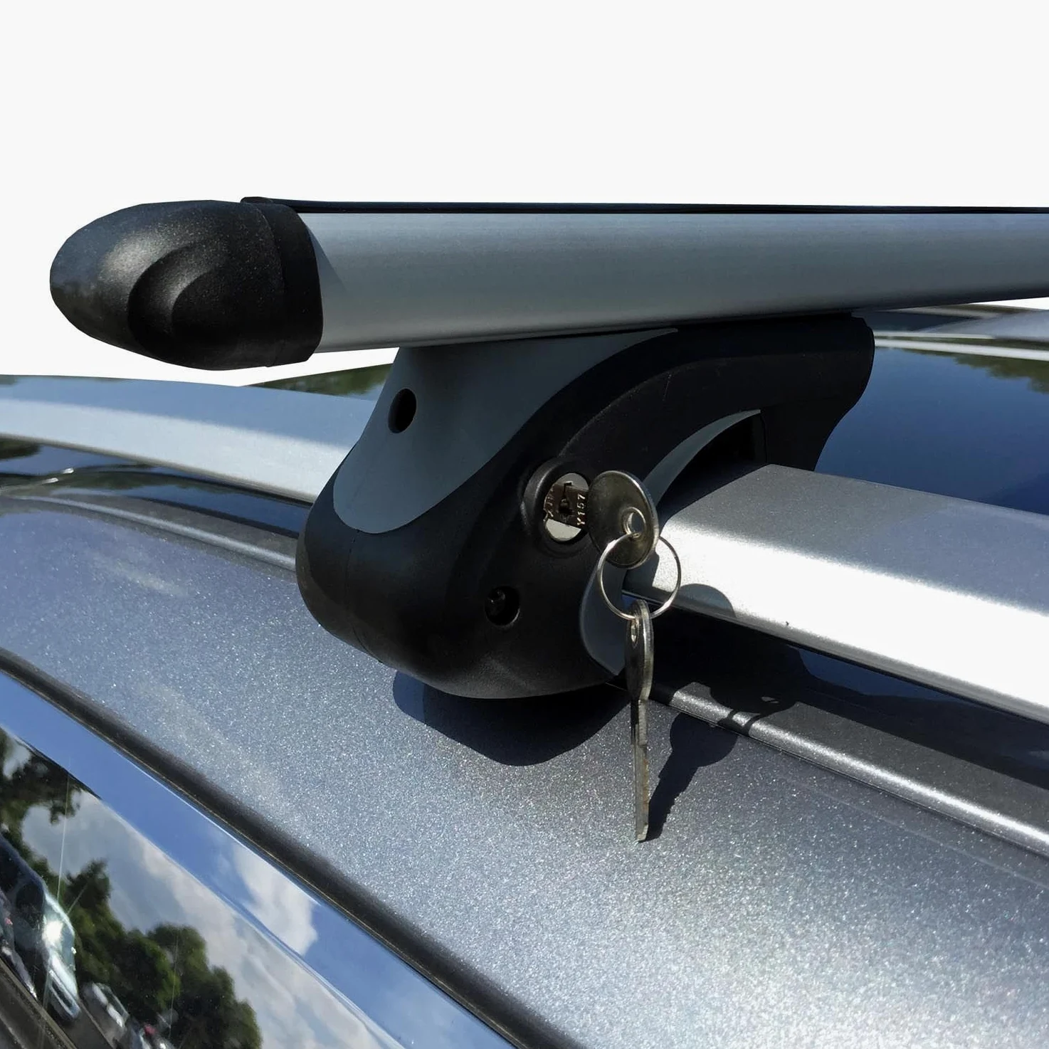 vdp – Barras portaequipajes XL 135 + Soportes para esquí/Snowboard/Soporte de esquí, Aluminio, 4 Pares, esquí, Citroën Berlingo a Partir de 96