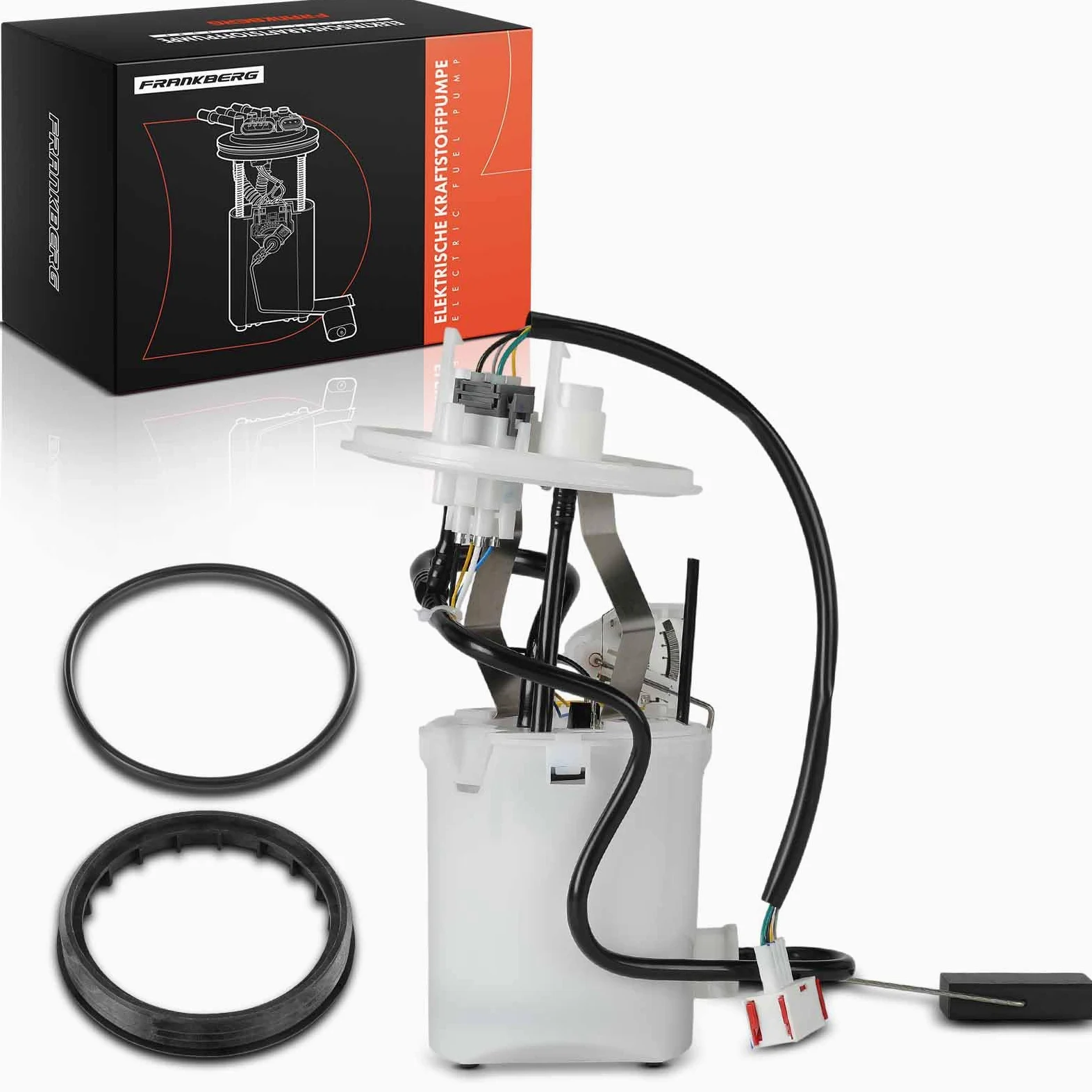 Frankberg Bomba de combustible bomba de gasolina conjunto de módulos de | sin sensor de presión, 4 pines, 30587015; Compatible con: 900 II Coupé, 900 II Cabriolet, 9-3 YS3D, 900 II