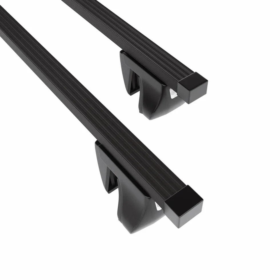Mossa Barras de Techo Acero aptas para Dacia Duster II SUV 2018-2024 Negro | railing