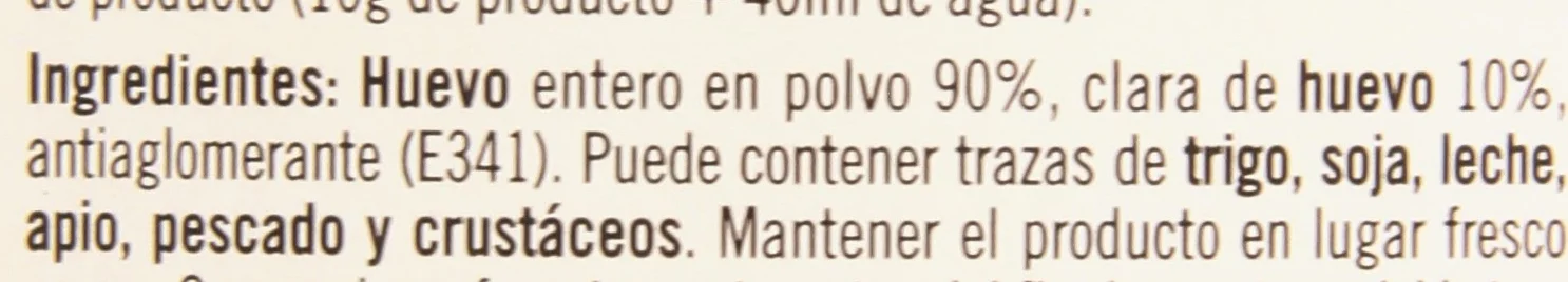 Gallina Blanca Huevo en polvo 340 g