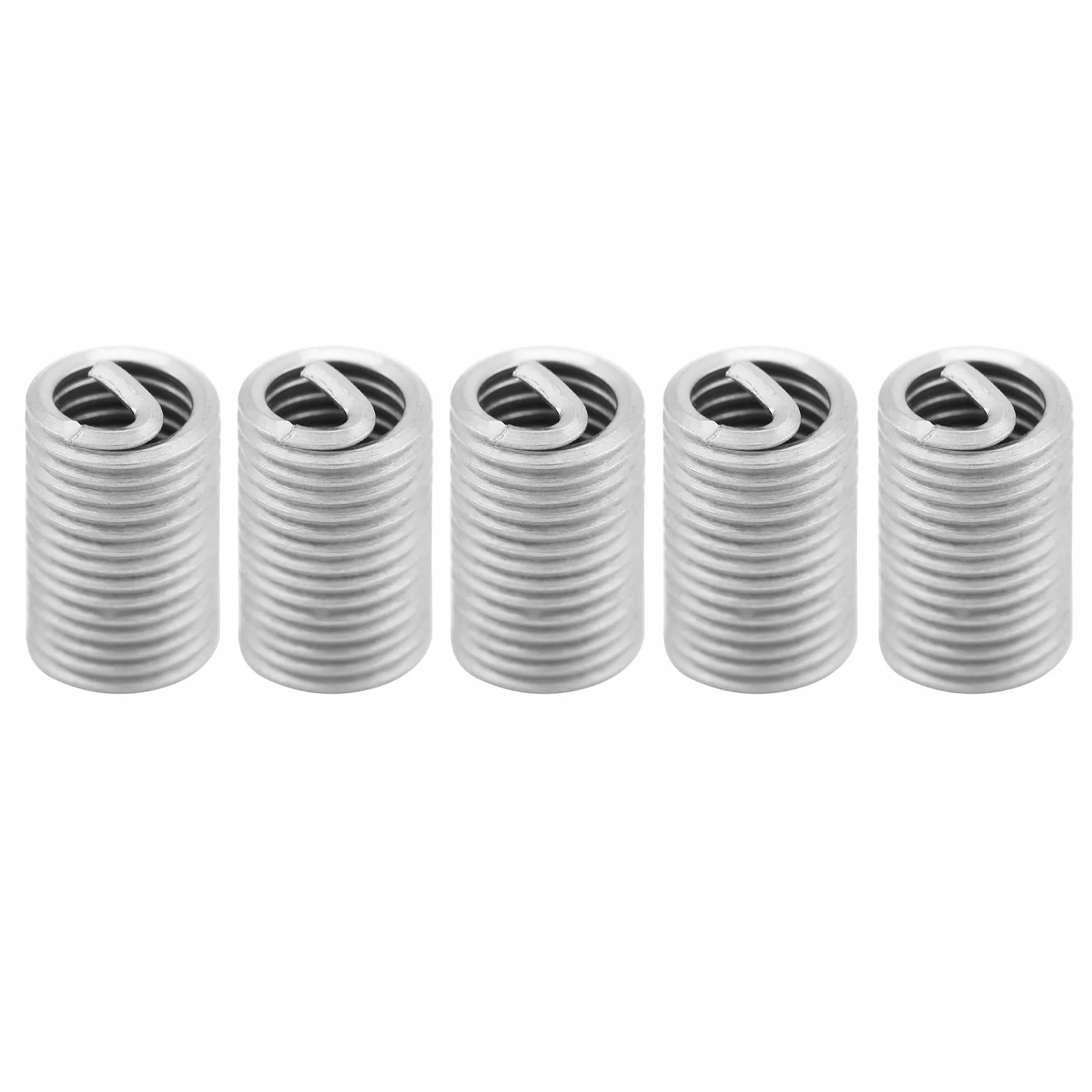 6Mm Helicoil Bits M6 X 1.0 Helicoil Kit Acero Inoxidable 304 50 Piezas Acero Inoxidable Ss304 Alambre en Espiral Rosca de Tornillo Helicoidal Insertos M6 X 1.0 X 3D Longitud