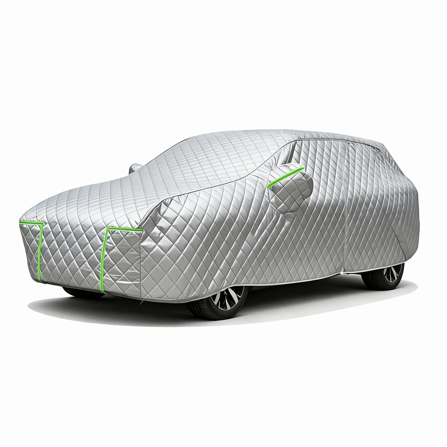 Funda Coche Antigranizo para Seat Ateca (2016-2026) Espesado de 7 Capas, Forro Suave, Transpirable, Antiviento, Impermeable, Tejido Oxford, Anti-UV, 4 Estaciones
