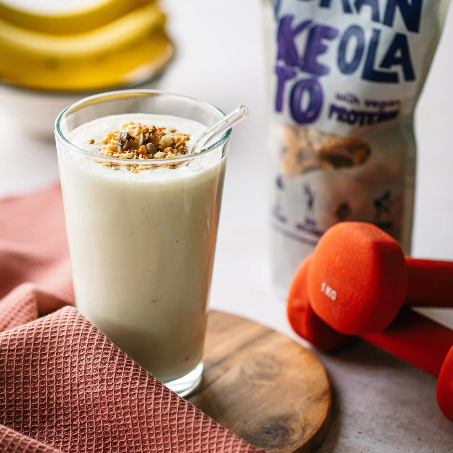 Granola BIO Sin Gluten Keto 275g Con Proteínas Veganas y Coco Rallado