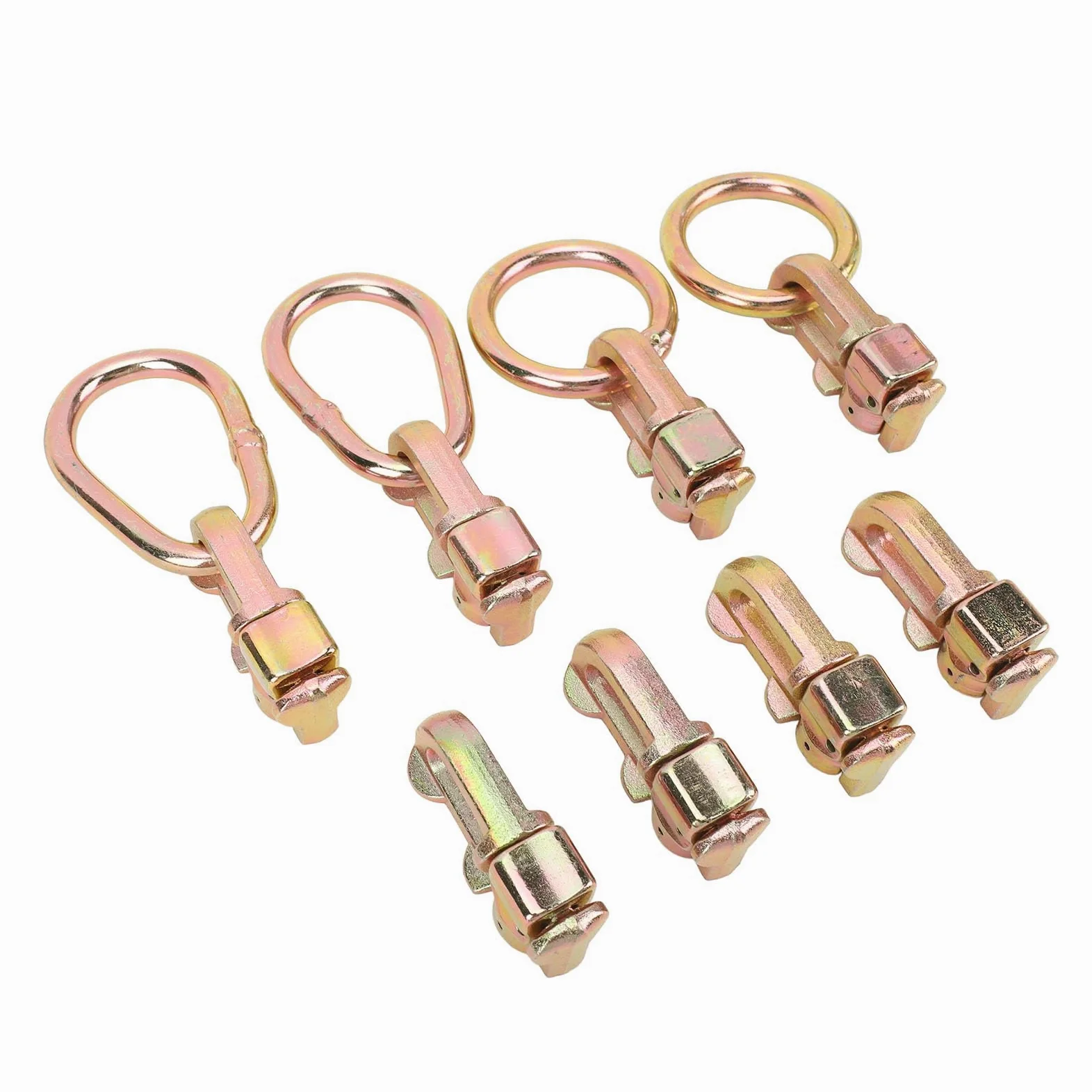 L Accesorios de Pernos de Pista, Acero Al Carbono L Se une a la Riel de Vía Accesorio para Camionetas Remolques, Ideal para UTV, ATV, Motocicleta