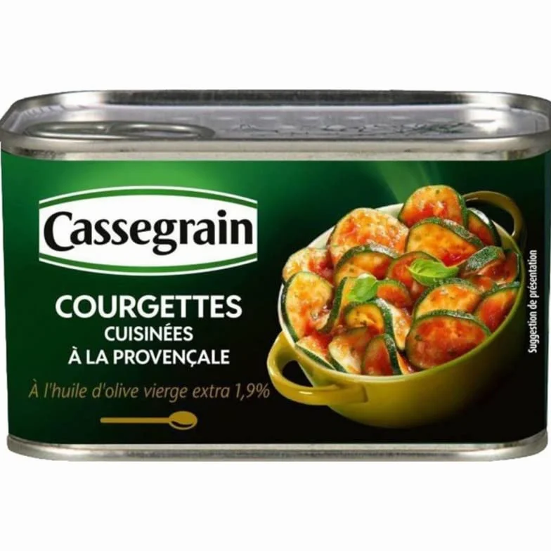 Cassegrain Calabacín Cocinado a la Provenzal con aceite de oliva 375 g