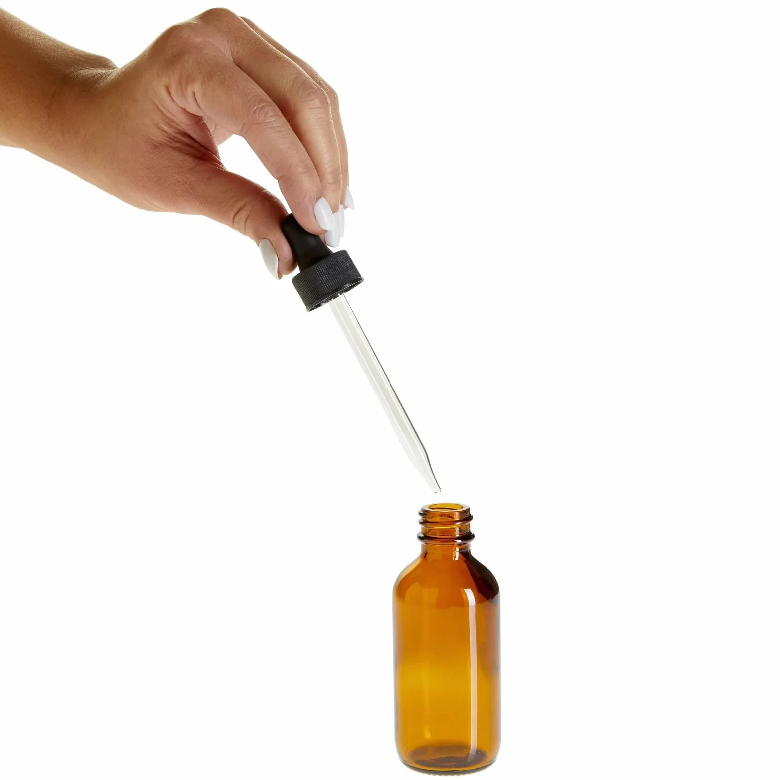 Juvale Botellas de vidrio ámbar 60 ml con pipeta, 36 piezas, para aceites esenciales y aromaterapia