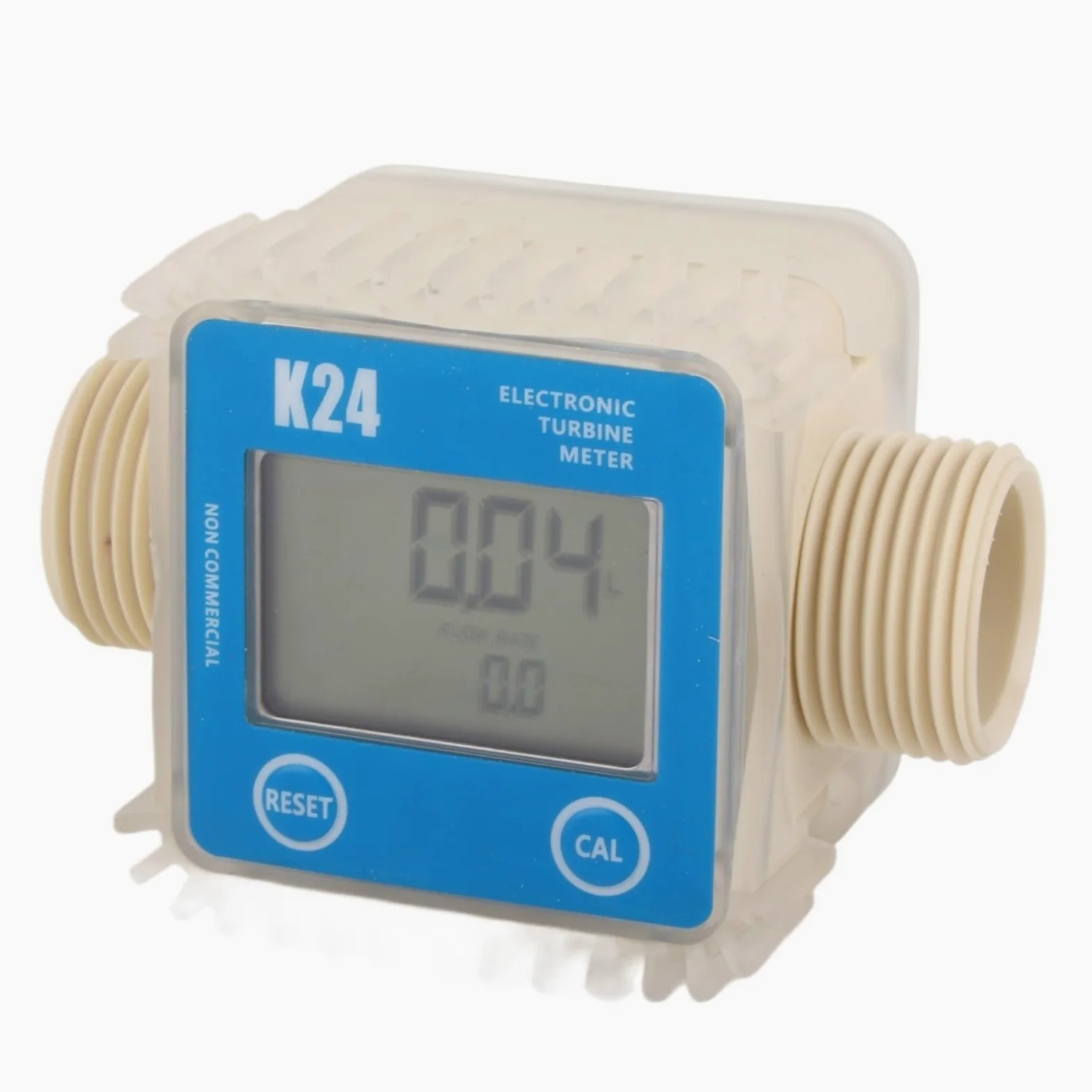 Pressímetro, presión digital Medidor de flujo Digital K24 LCD for gasolina, aceite combustible, agua, queroseno